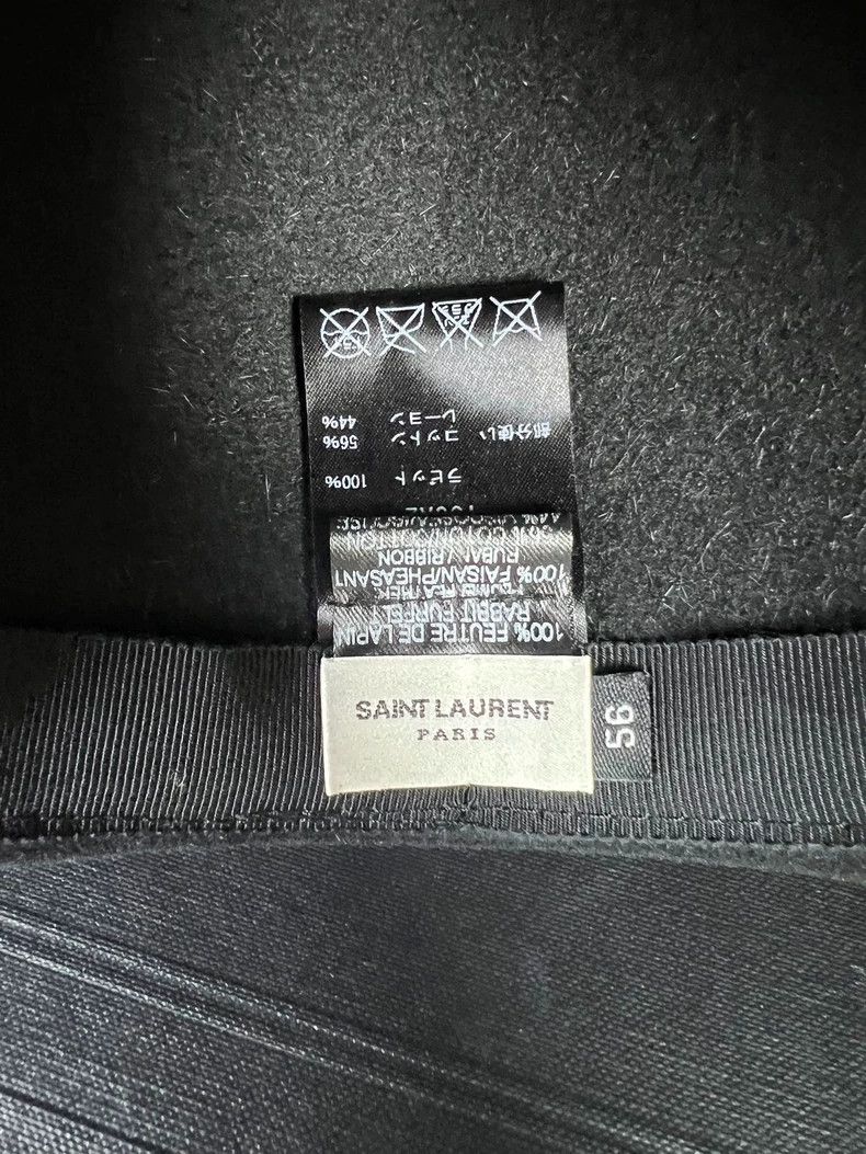 Saint Laurent Paris Saint laurent paris 15ss feathered black wide brim top hat Size ONE SIZE - 5 Thumbnail