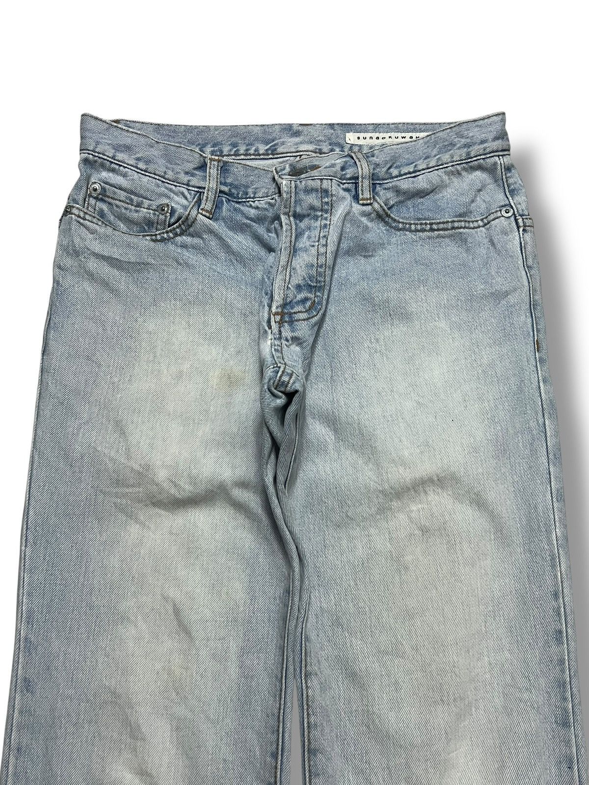Issey Miyake Sunaokuwahara By Isey Miyaki Japan Buckle Back - Distressed Size US 30 / EU 46 - 4 Thumbnail