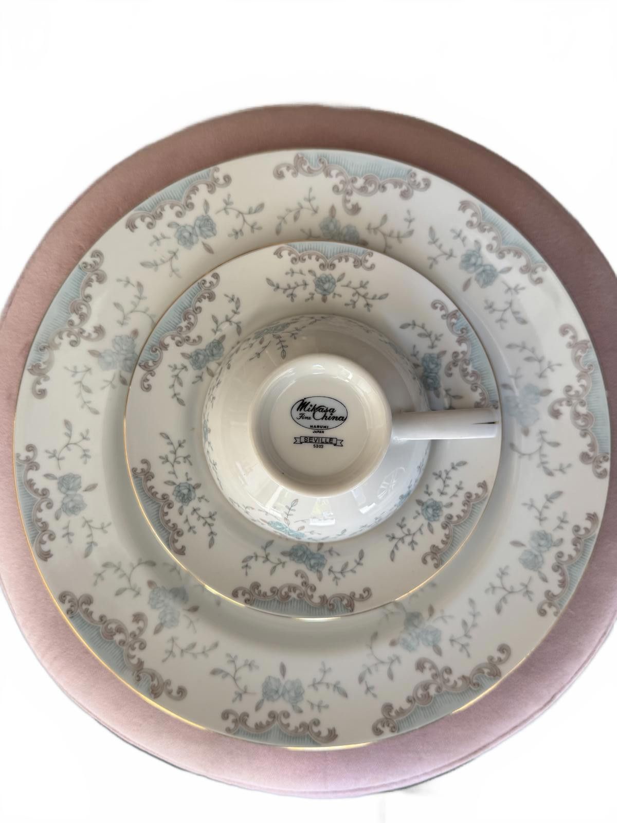 Designer Vintage Mikasa "Seville 5303" Fine China Dinnerware Set Size ONE SIZE - 7 Thumbnail