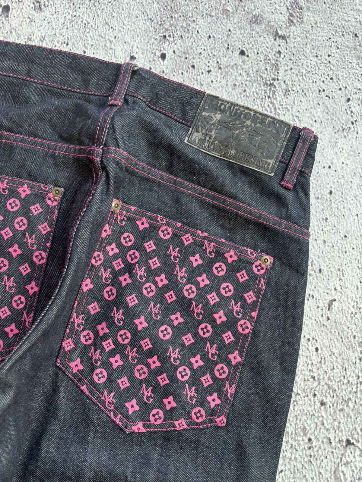 Hysteric Glamour 2000's monitor gdw union made denim jeans Size US 33 - 7 Thumbnail