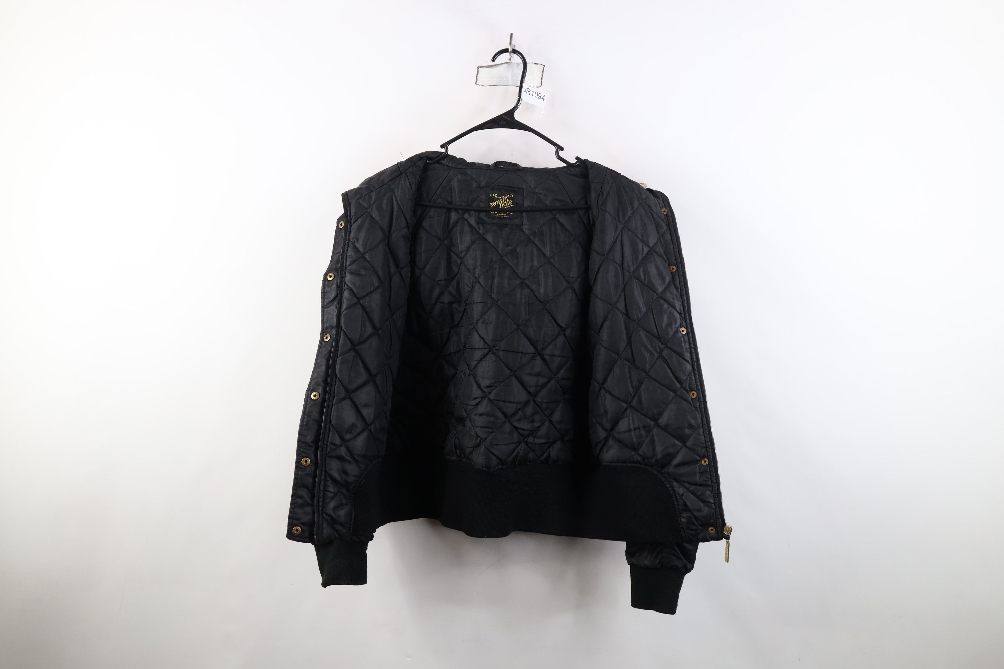 Southpole Vintage 90s Y2K Southpole Caped Hood Babydoll Jacket Black Size XL / US 12-14 / IT 48-50 - 11 Thumbnail