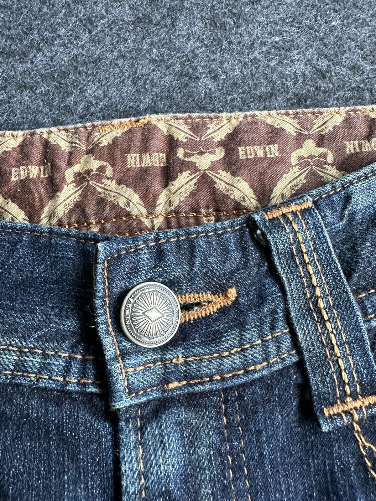 If Six Was Nine Edwin Exclusive Vintage Flare Bulls Head Denim W28 D386 Size US 28 / EU 44 - 12 Thumbnail
