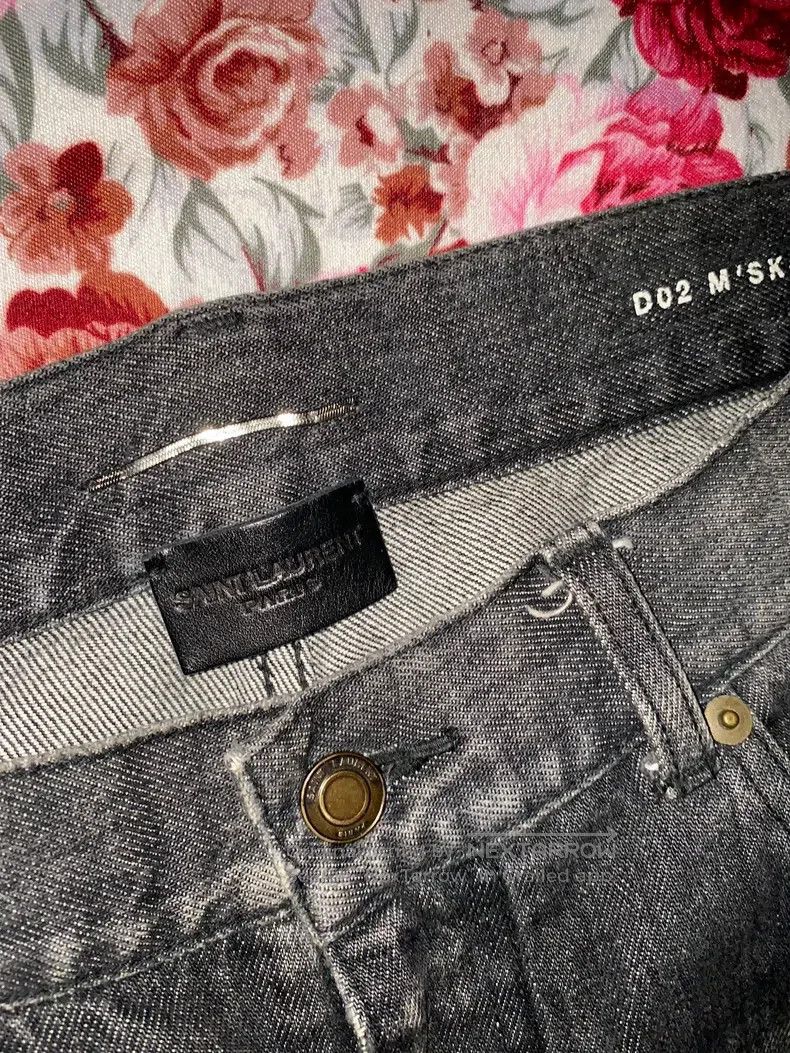Saint Laurent Paris Saint Laurent Paris Wash destroyed frayed denim pants size Size US 34 / EU 50 - 3 Thumbnail