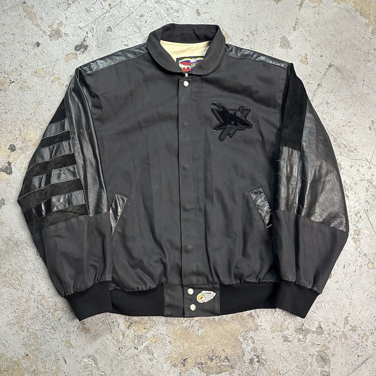 Jeff Hamilton × NHL × Vintage Vintage Jeff Hamilton San Jose Sharks Black Jacket XL Size US XL / EU 56 / 4 - 4 Thumbnail