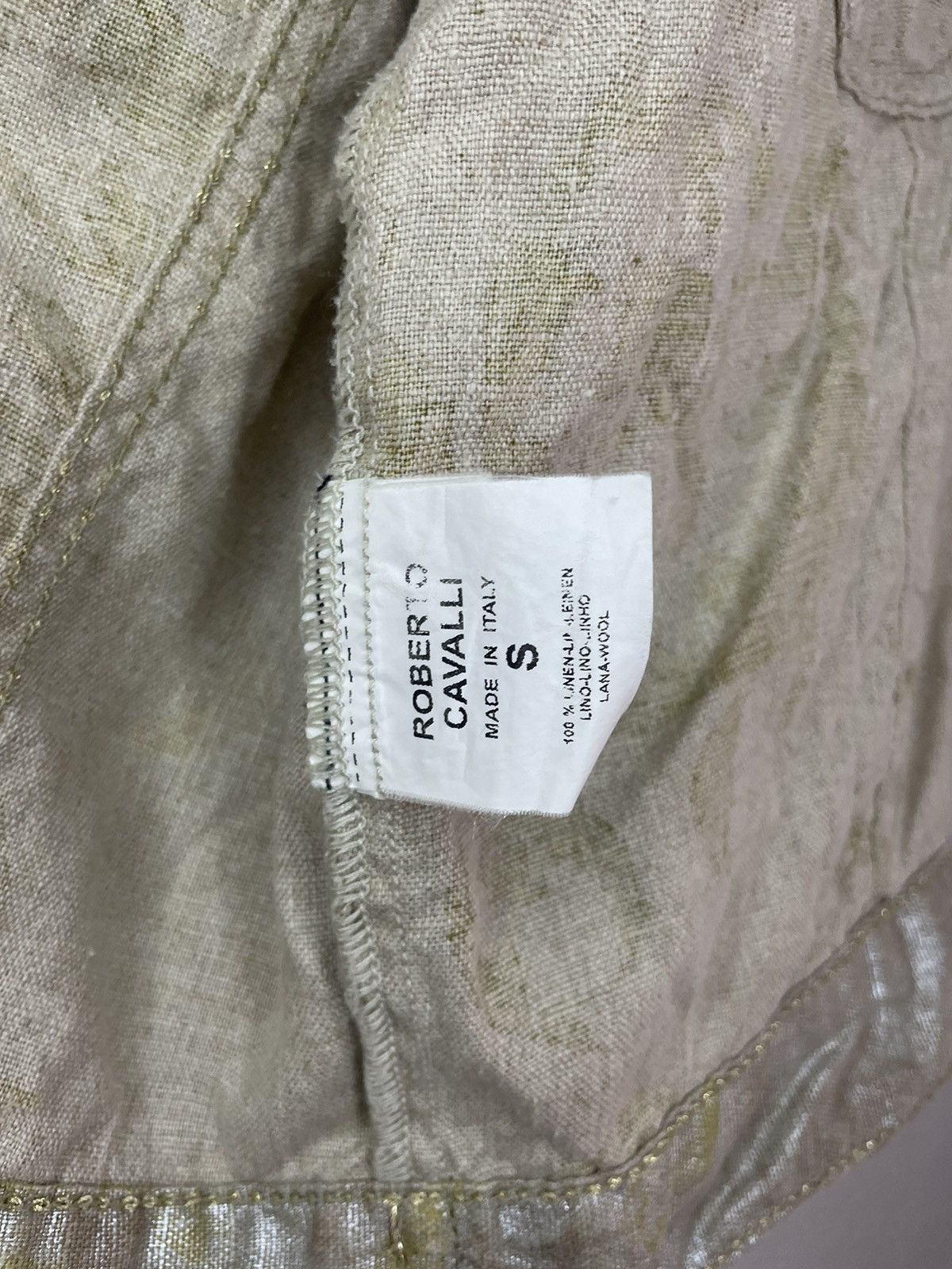 Just Cavalli × Roberto Cavalli × Vintage Roberto Cavalli Vintage Pattern Print Jacket Size S / US 4 / IT 40 - 9 Thumbnail
