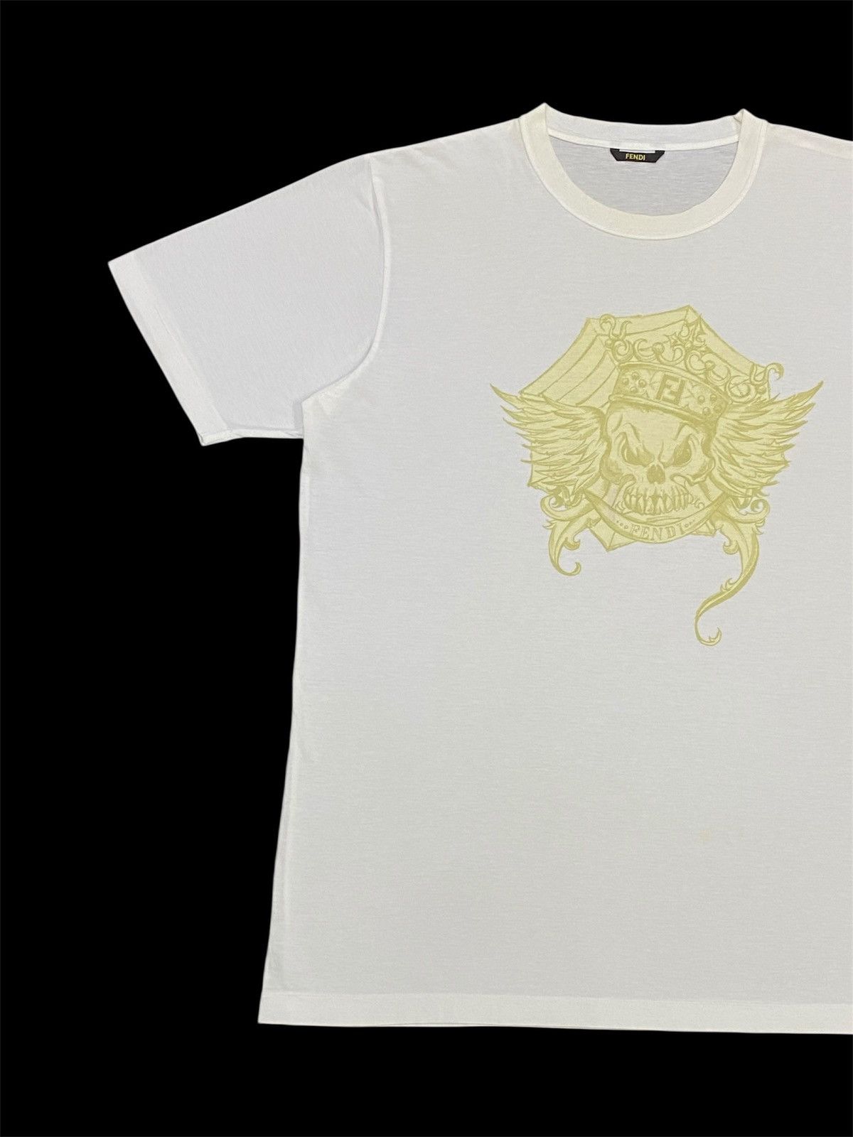 Fendi Fendi Skull Crewneck T-Shirt Size US L / EU 52-54 / 3 - 5 Thumbnail