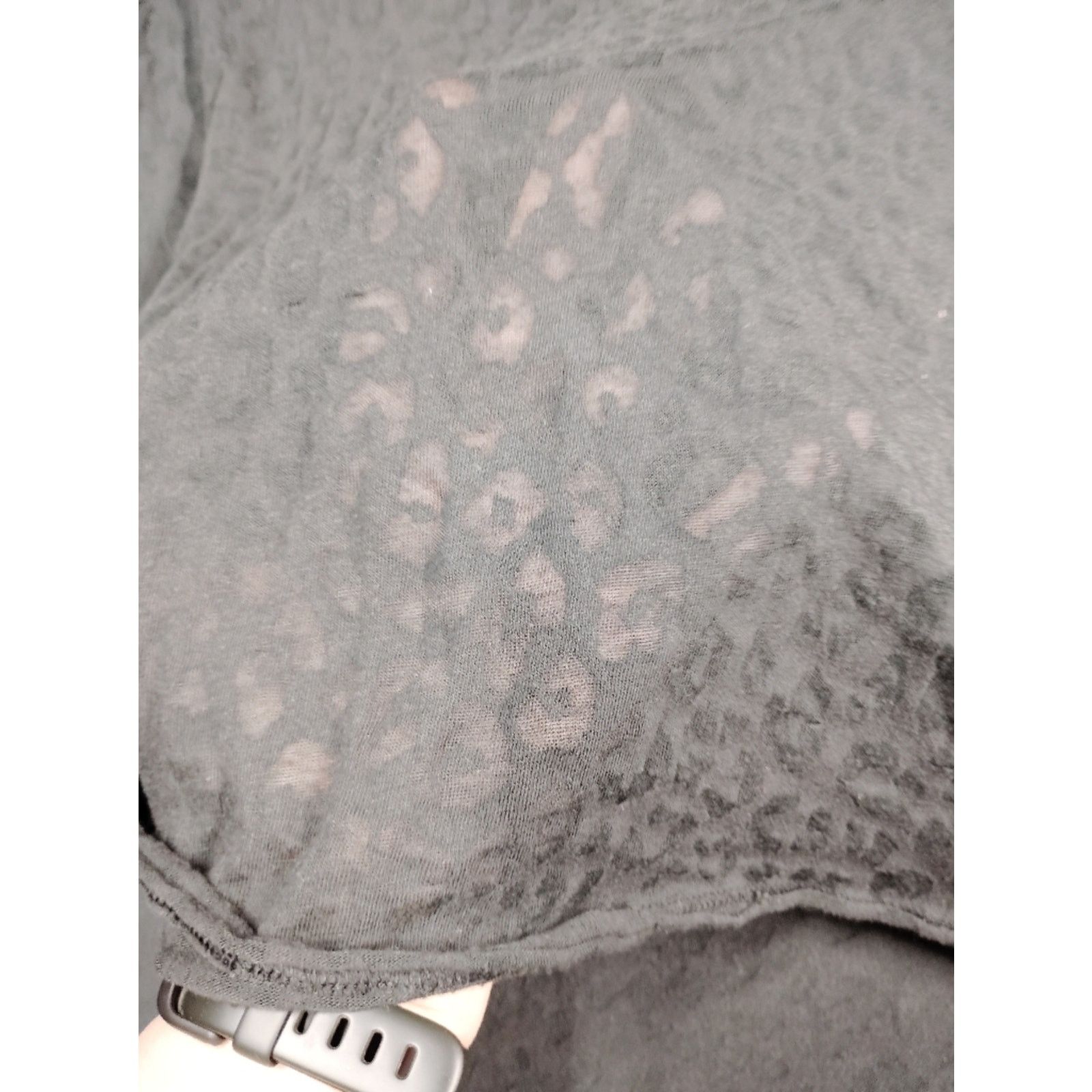 Victoria's Secret PINK Victoria's Secret Sheer Leopard Scoop Neck ShortSleeve Size S / US 4 / IT 40 - 2 Thumbnail