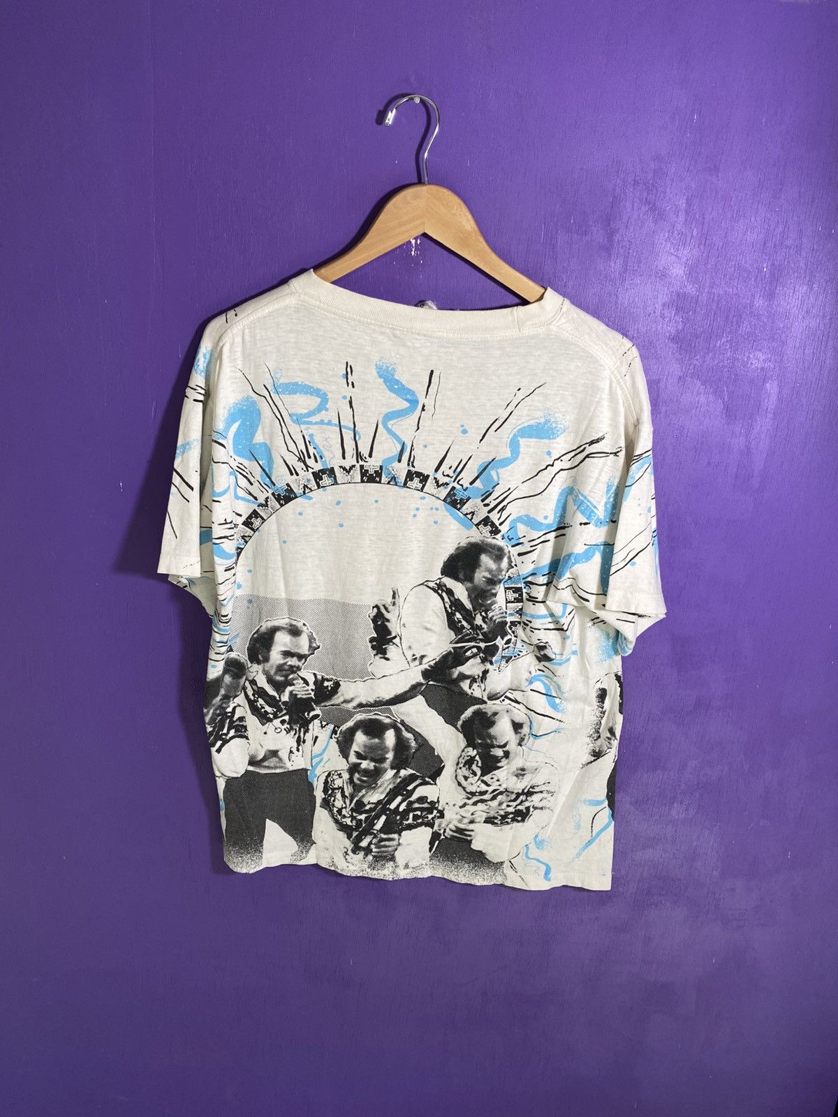Band Tees × Vintage Vintage 92/93 Neil diamond AOP tour t-shirt Size US L / EU 52-54 / 3 - 2 Thumbnail