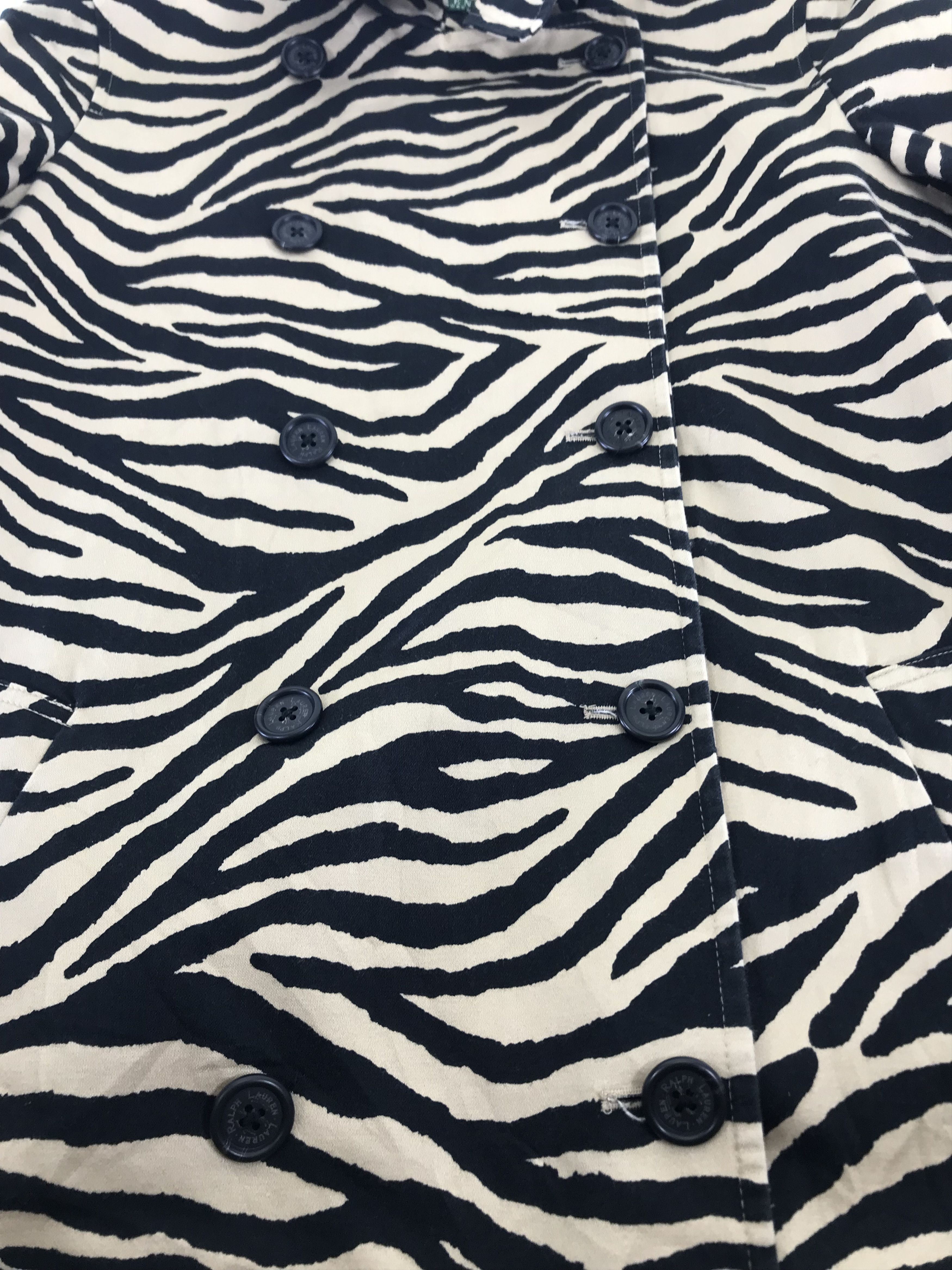 Polo Ralph Lauren Vintage Polo Ralph Lauren Tiger Striped Coat Size M / US 6-8 / IT 42-44 - 8 Thumbnail