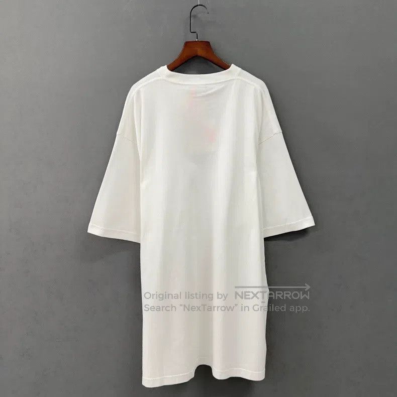 Balenciaga Balenciaga Scissors Pattern Printed White Crew Neck Short Size US M / EU 48-50 / 2 - 2 Thumbnail