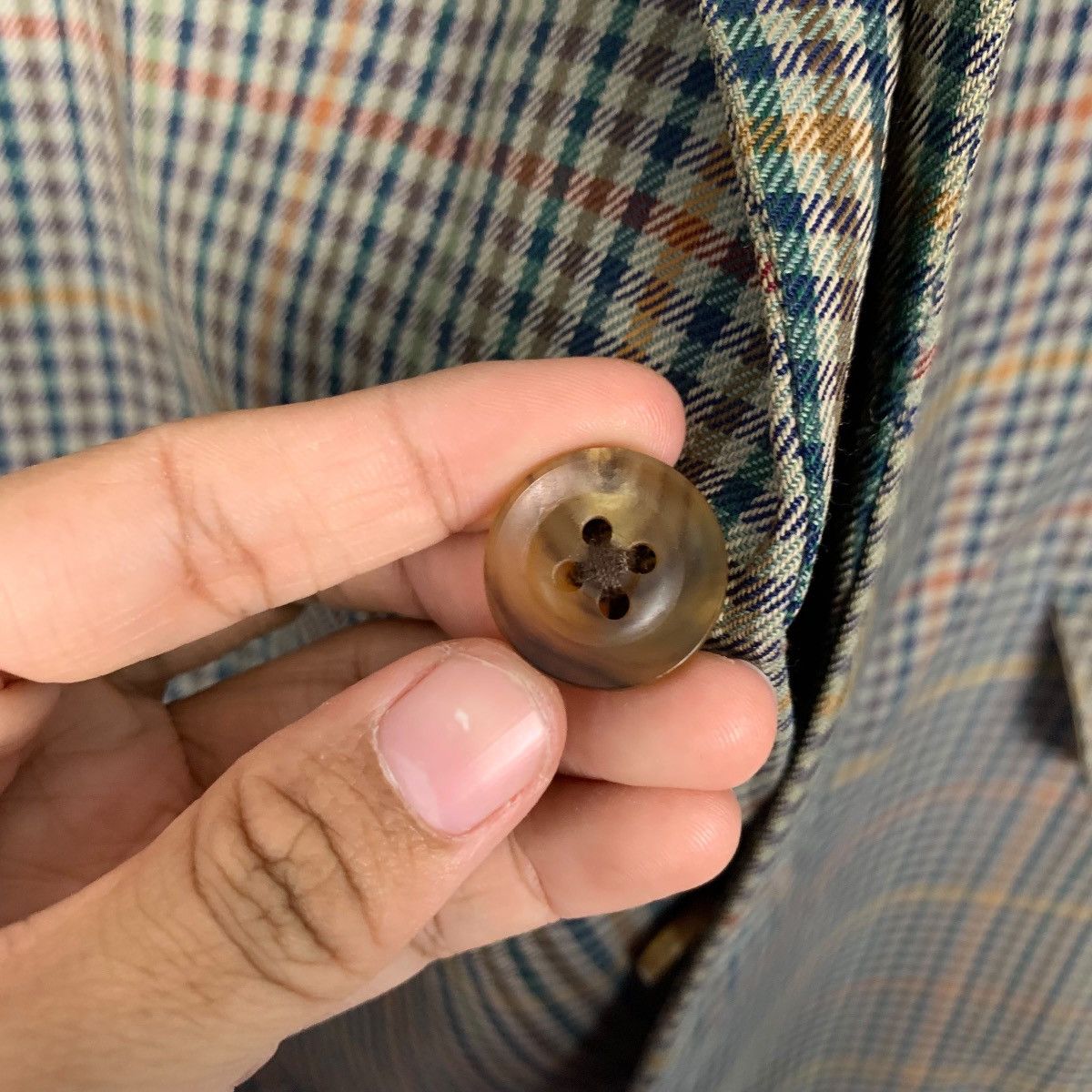Burberry Vintage 90's BURBERRYS Checked Suit Jacket Blazer #2730-C123 Size US M / EU 48-50 / 2 - 10 Thumbnail