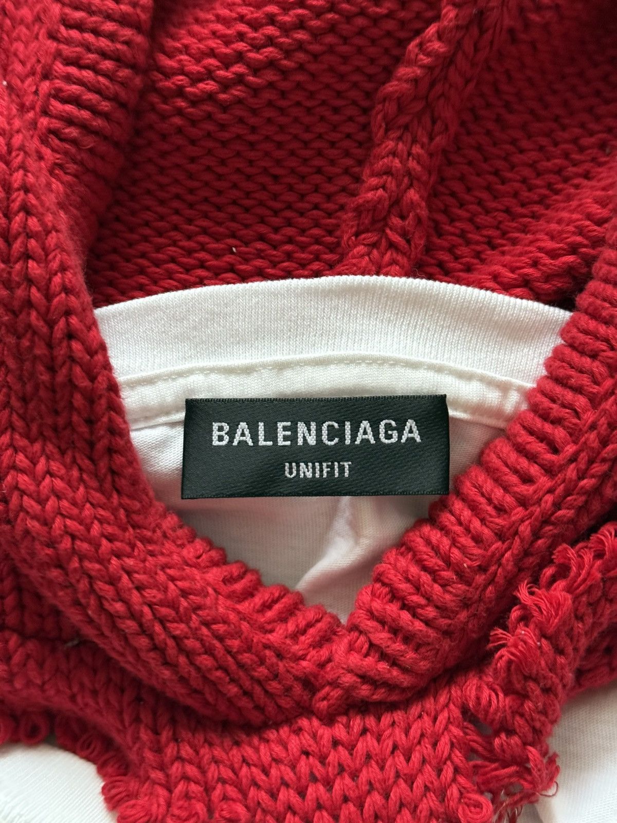 Balenciaga Balenciaga Knit Hoodie Size US M / EU 48-50 / 2 - 7 Thumbnail