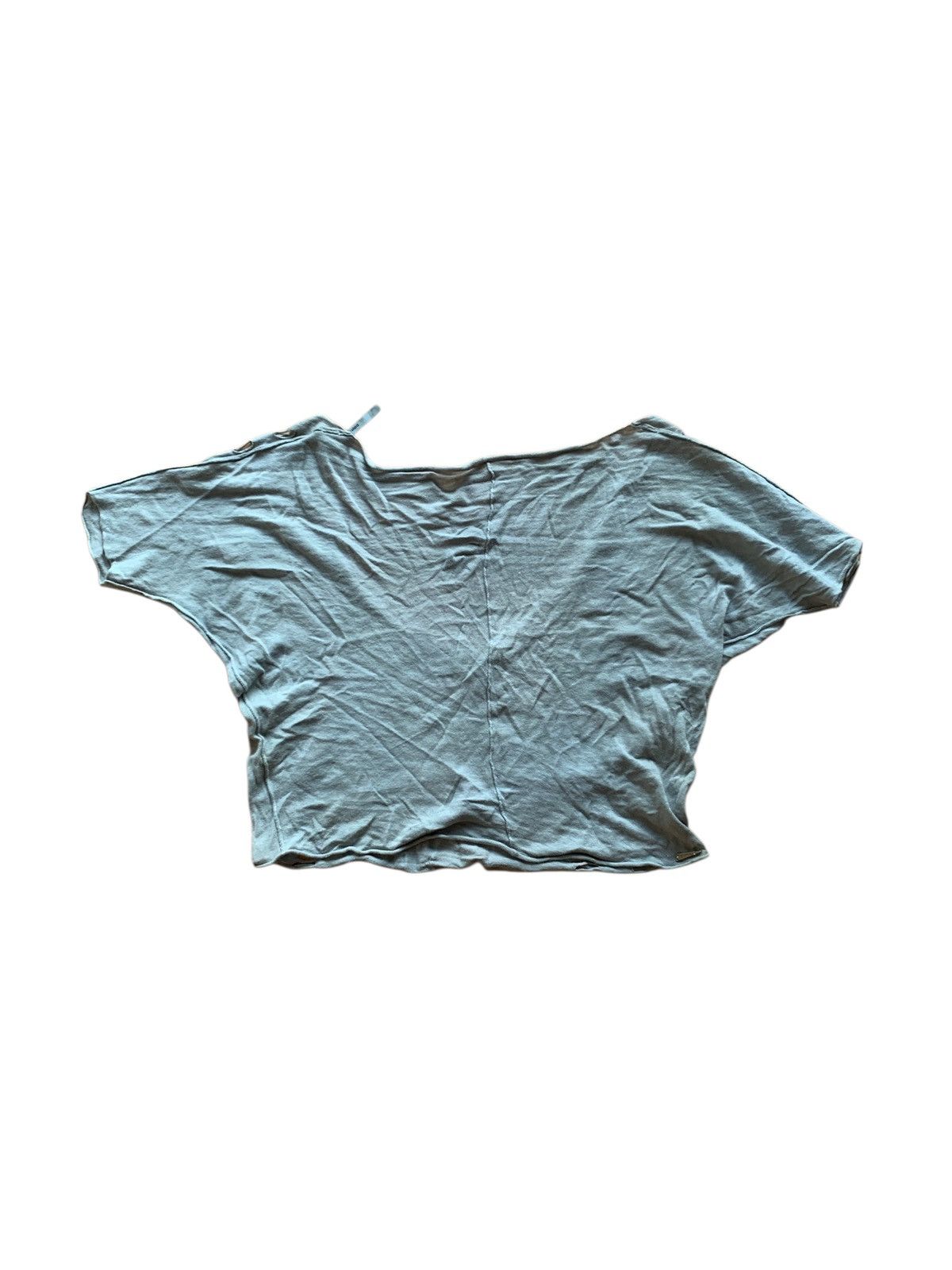 Cop Copine × Designer Cop Copine | Open-Back Blouse in Cool Grey Size M / US 6-8 / IT 42-44 - 2 Thumbnail