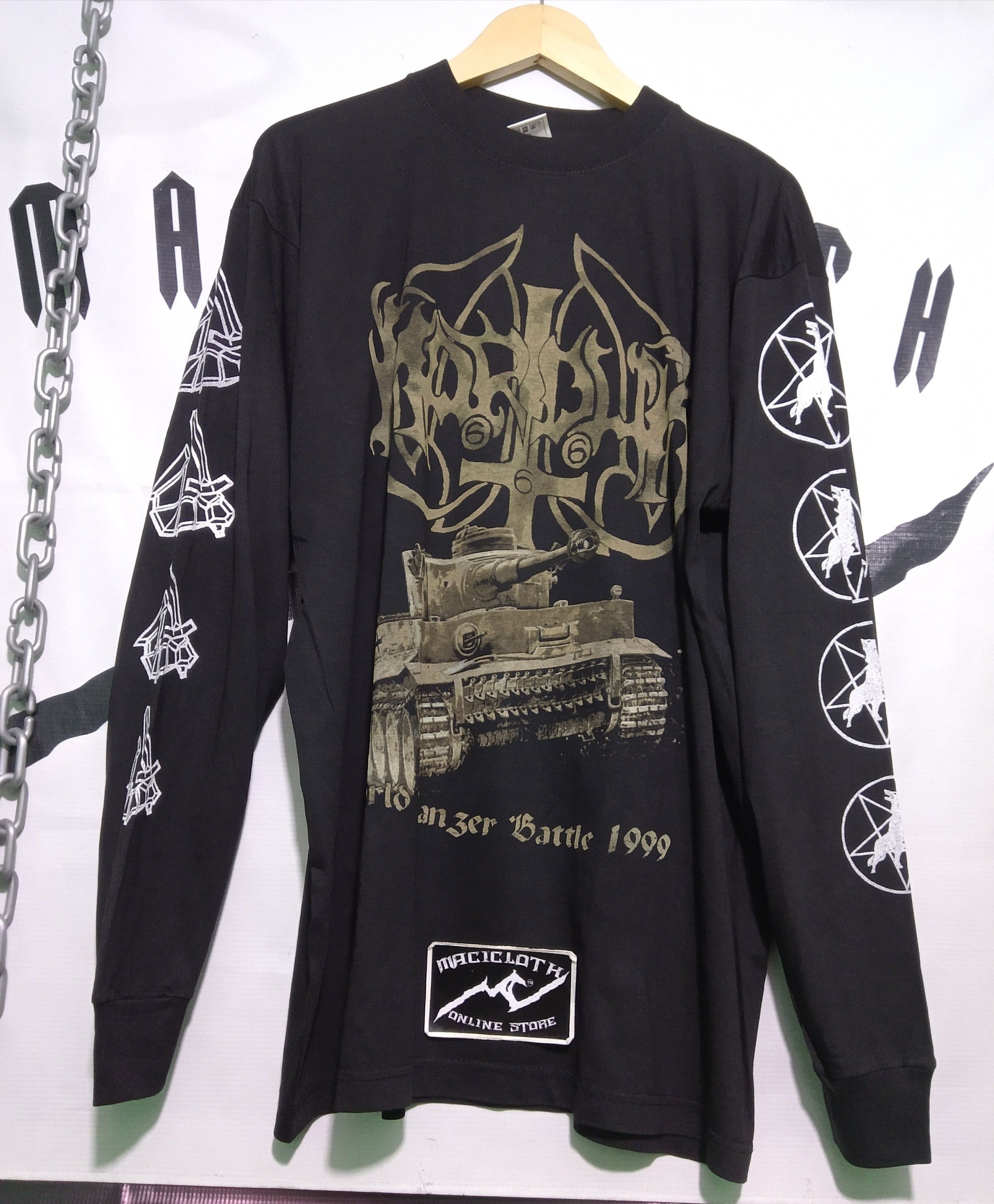 Band Tees × Vintage Vintage "tour 1999" MARDUK Size US XL / EU 56 / 4 - 1 Thumbnail