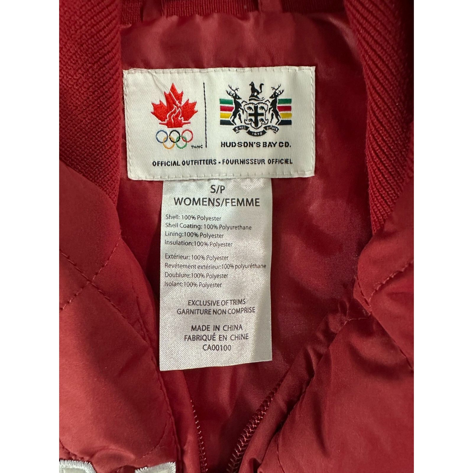 Hudson Hudson's Bay 2010 team Canada Olympic jacket S NWT Ashleigh Size S / US 4 / IT 40 - 3 Thumbnail
