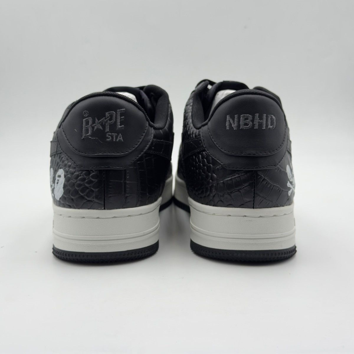 Bape A Bathing Ape Bapesta Neighborhood Black 2023 Size US 12 / EU 45 - 12 Thumbnail