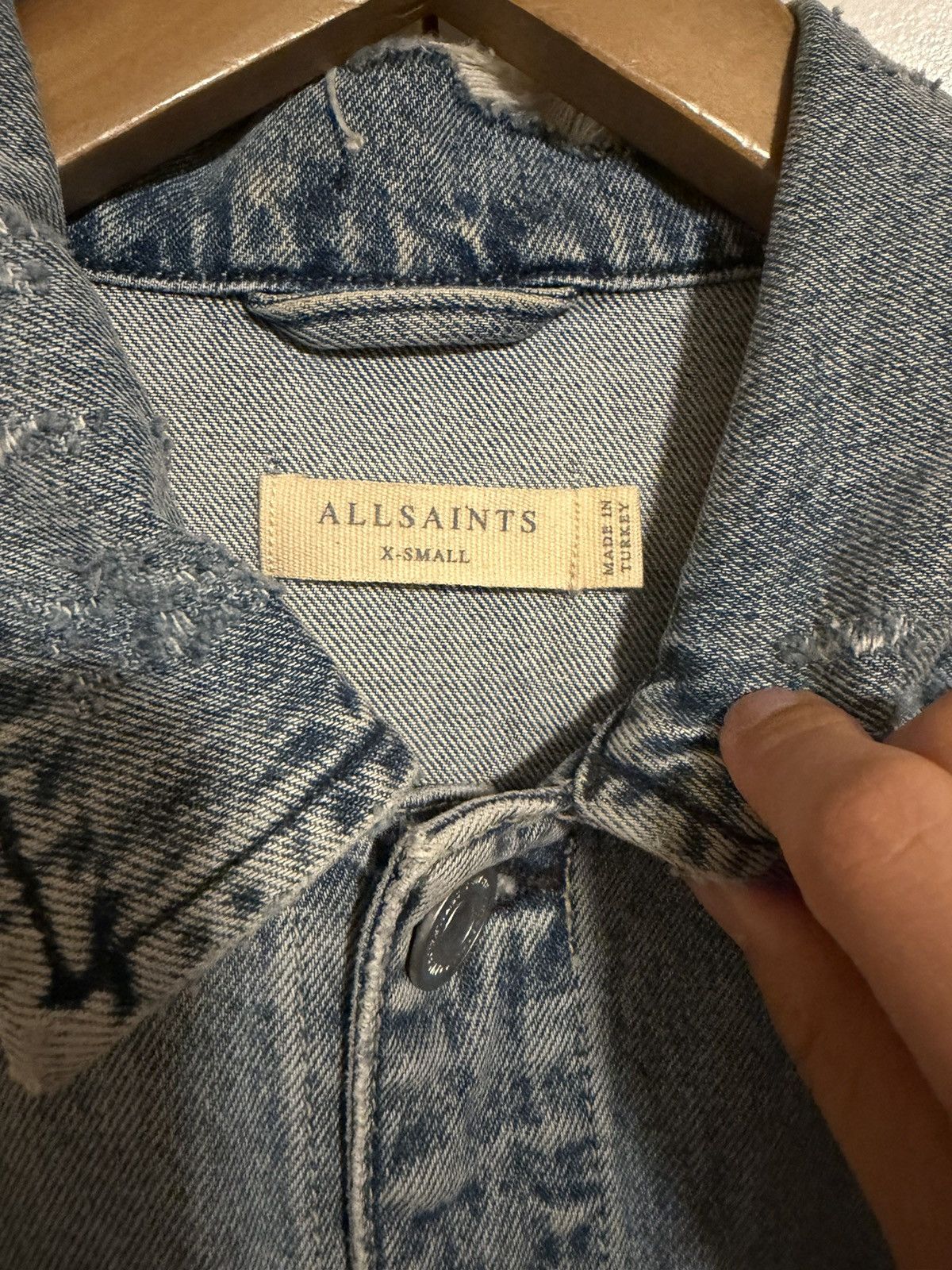 Allsaints Allsaints light indigo denim jacket Size US XS / EU 42 / 0 - 2 Thumbnail