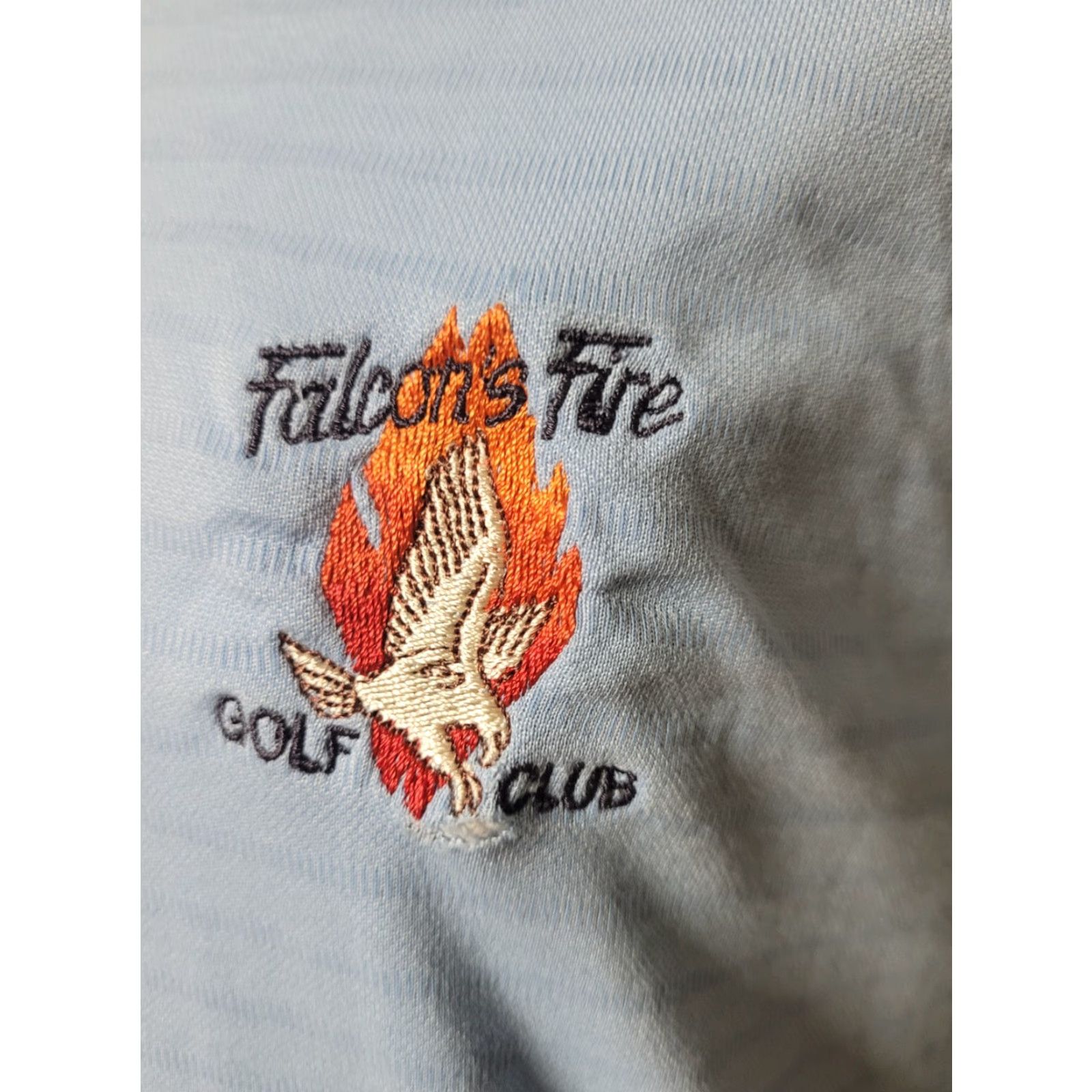 Cutter & Buck Cutter & Buck Polo Shirt Falcon's Fire Golf Club Kissimmee FL Blue L Short Sleeve Polo Men Size US L / EU 52-54 / 3 - 2 Thumbnail