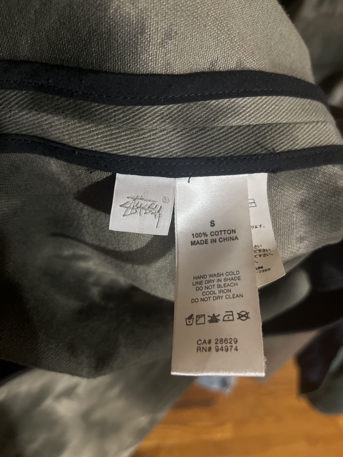 Stussy Stussy Overdyed Trench Coat Size Small Size US S / EU 44-46 / 1 - 5 Thumbnail