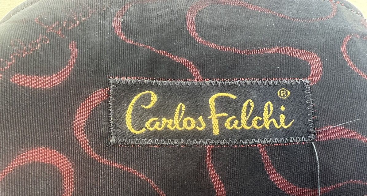 Leather Vintage Carlos Falchi Embroidery Patchwork Leather Bag Size ONE SIZE - 22 Thumbnail