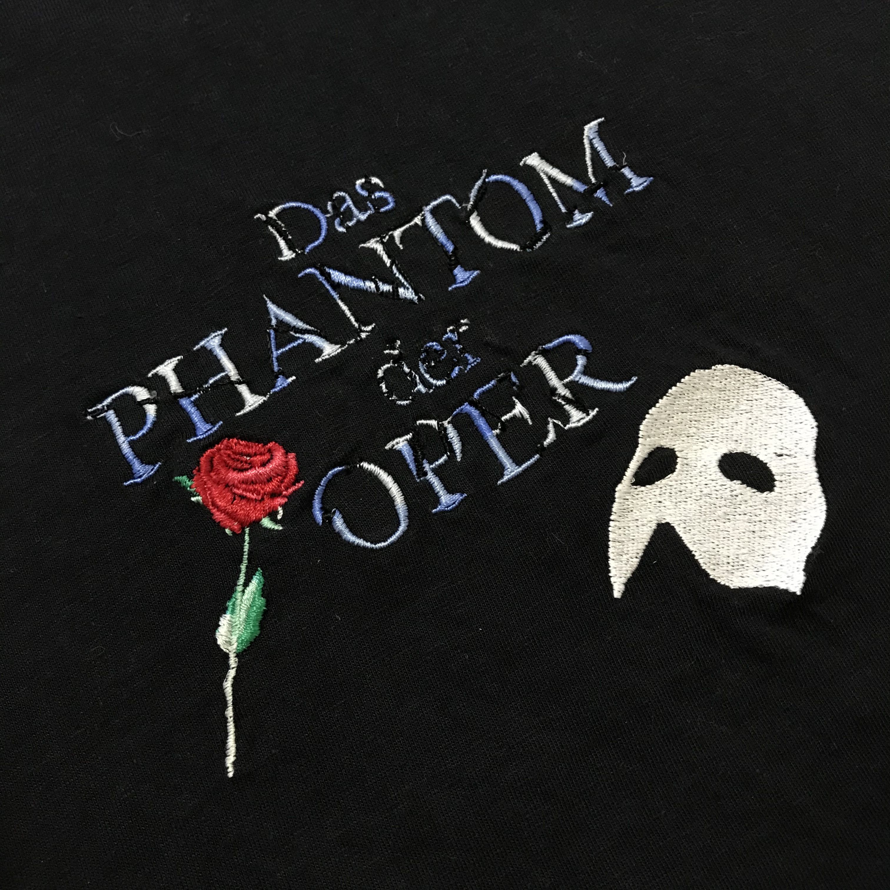 Vintage PHANTOM OPER 1990 Vintage T-Shirt Band Tee 90s Kanye West Size US L / EU 52-54 / 3 - 6 Thumbnail