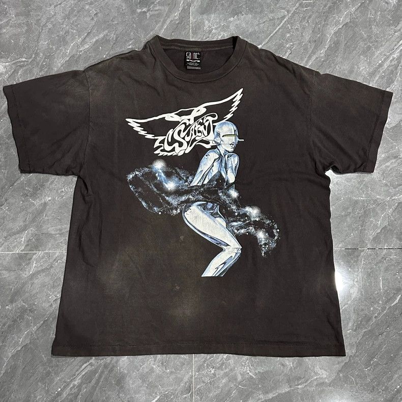Saint Michael Saint Michael Washed black short sleeved shirt Size US XXL / EU 58 / 5 - 1 Thumbnail