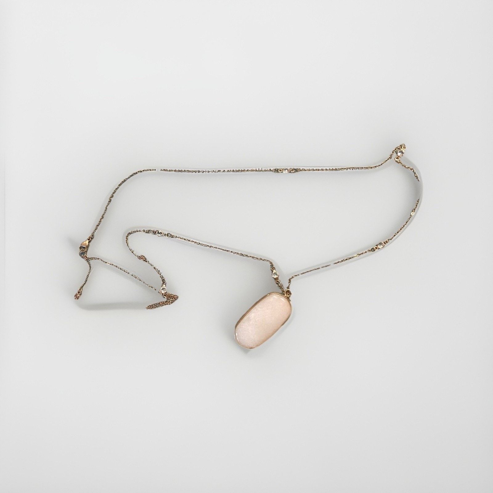 Loft Necklace by Ann Taylor Loft: Gold-Tone Chain & Pendant Size ONE SIZE - 1 Thumbnail