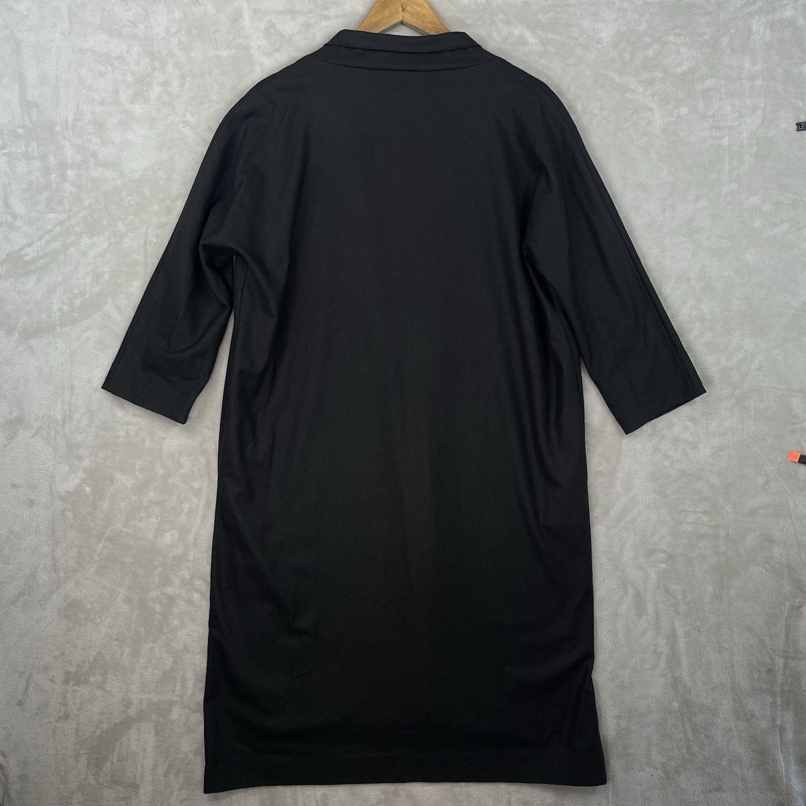Stephan Schneider Stephan Schneider Clockwork Black Wool Cashmere Tunic Dress Size M / US 6-8 / IT 42-44 - 7 Thumbnail