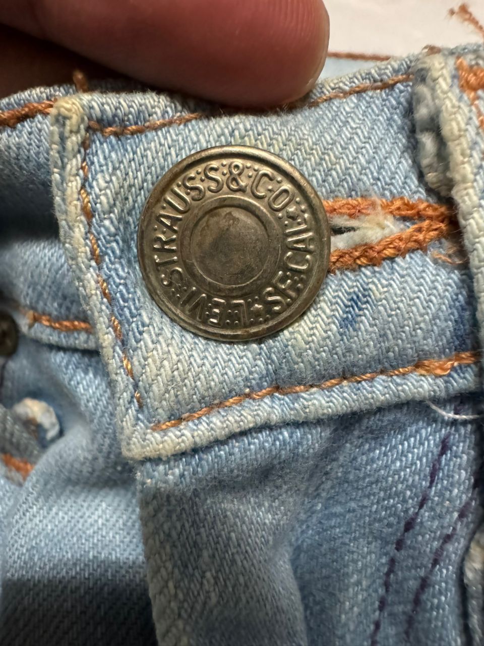 Levi's 💥Insane💥90s Levi’s Engineered Sick Bleach Single R Denim Size US 29 - 10 Thumbnail