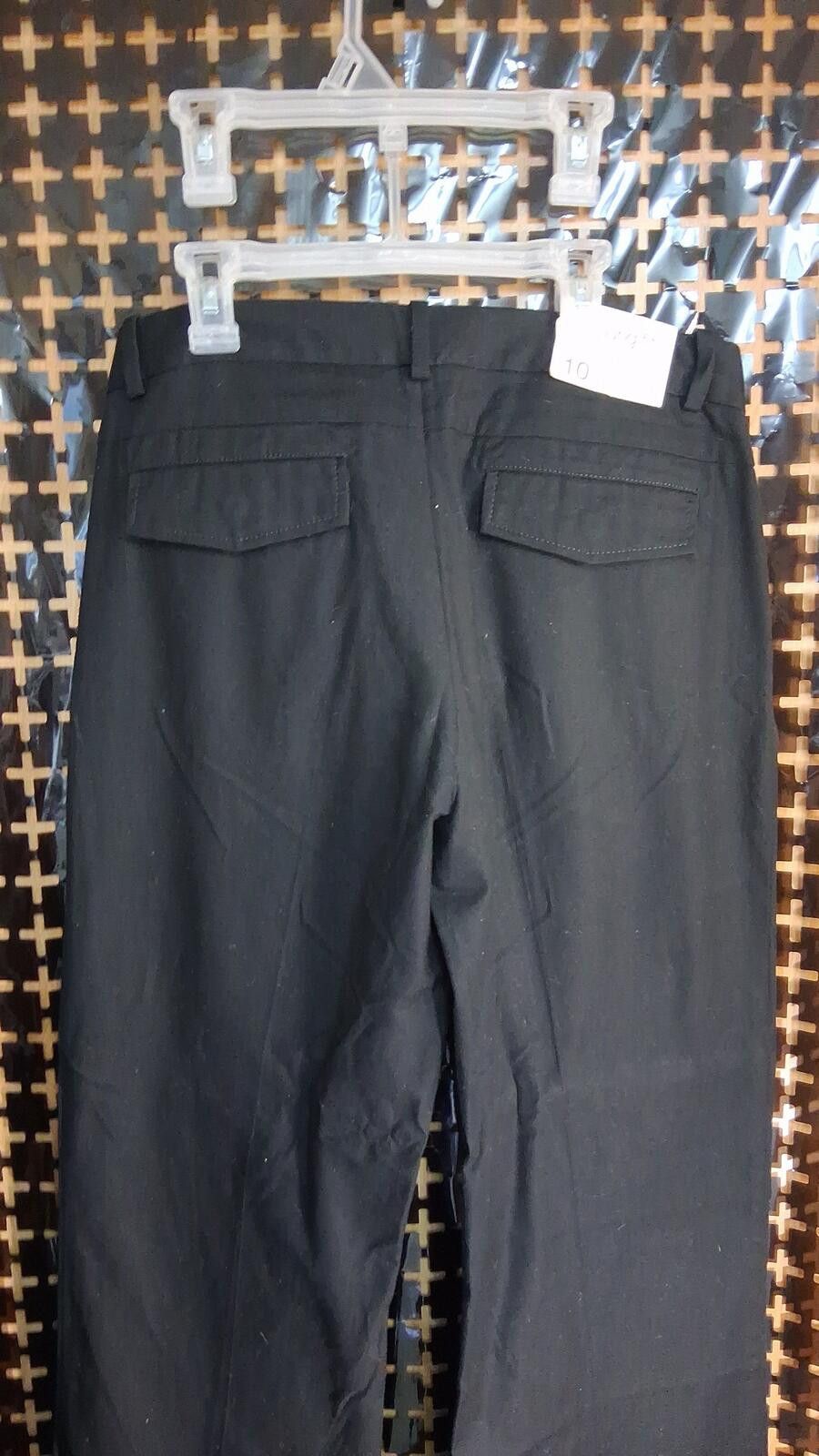 Gap Gap Hip Slung Fit Black Pants Size 10 Long Stretch Flared Size ONE SIZE - 4 Thumbnail