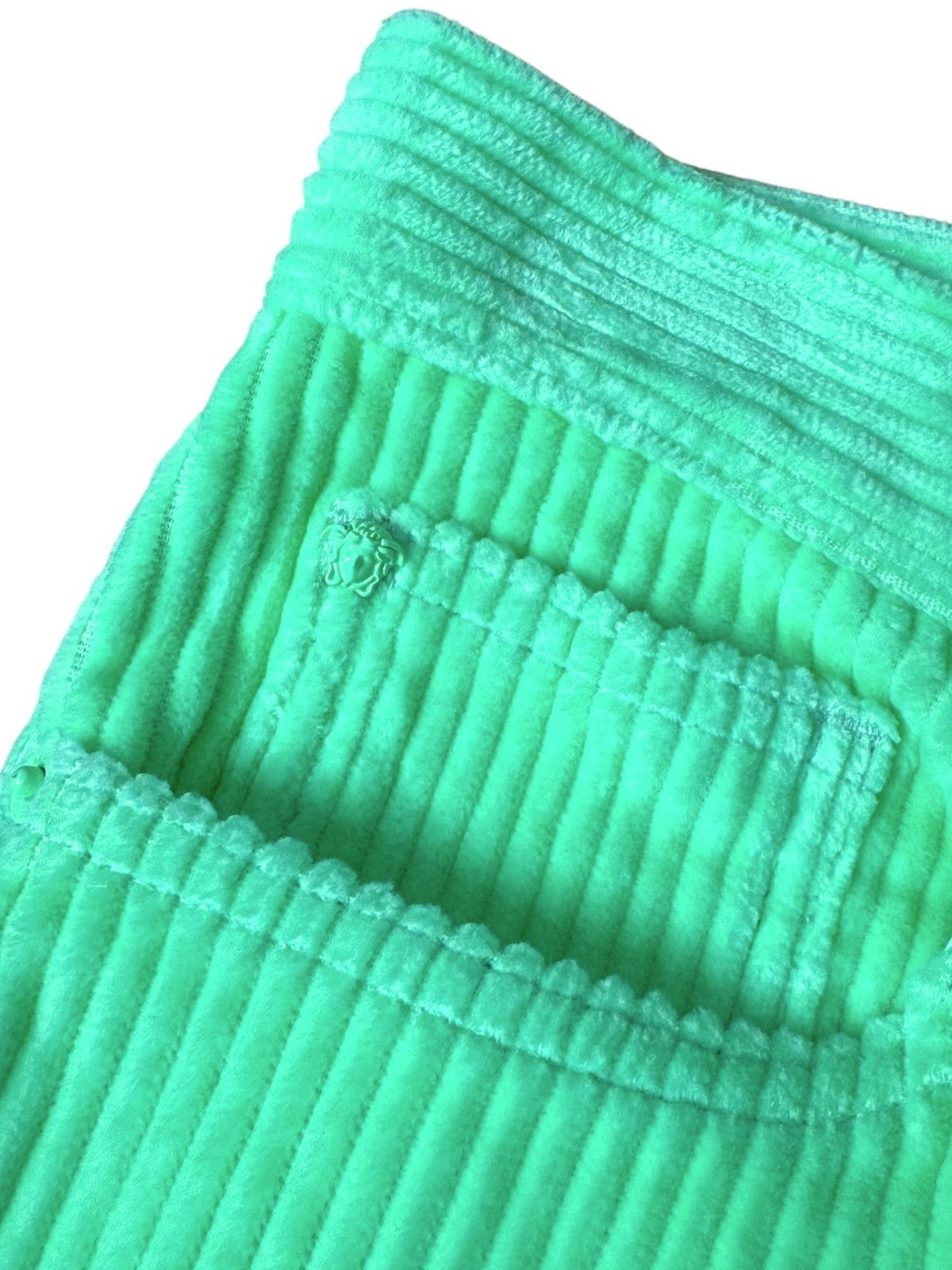 Versace Versace Green Corduroy Jacket & Pants Set Size 38R - 14 Thumbnail