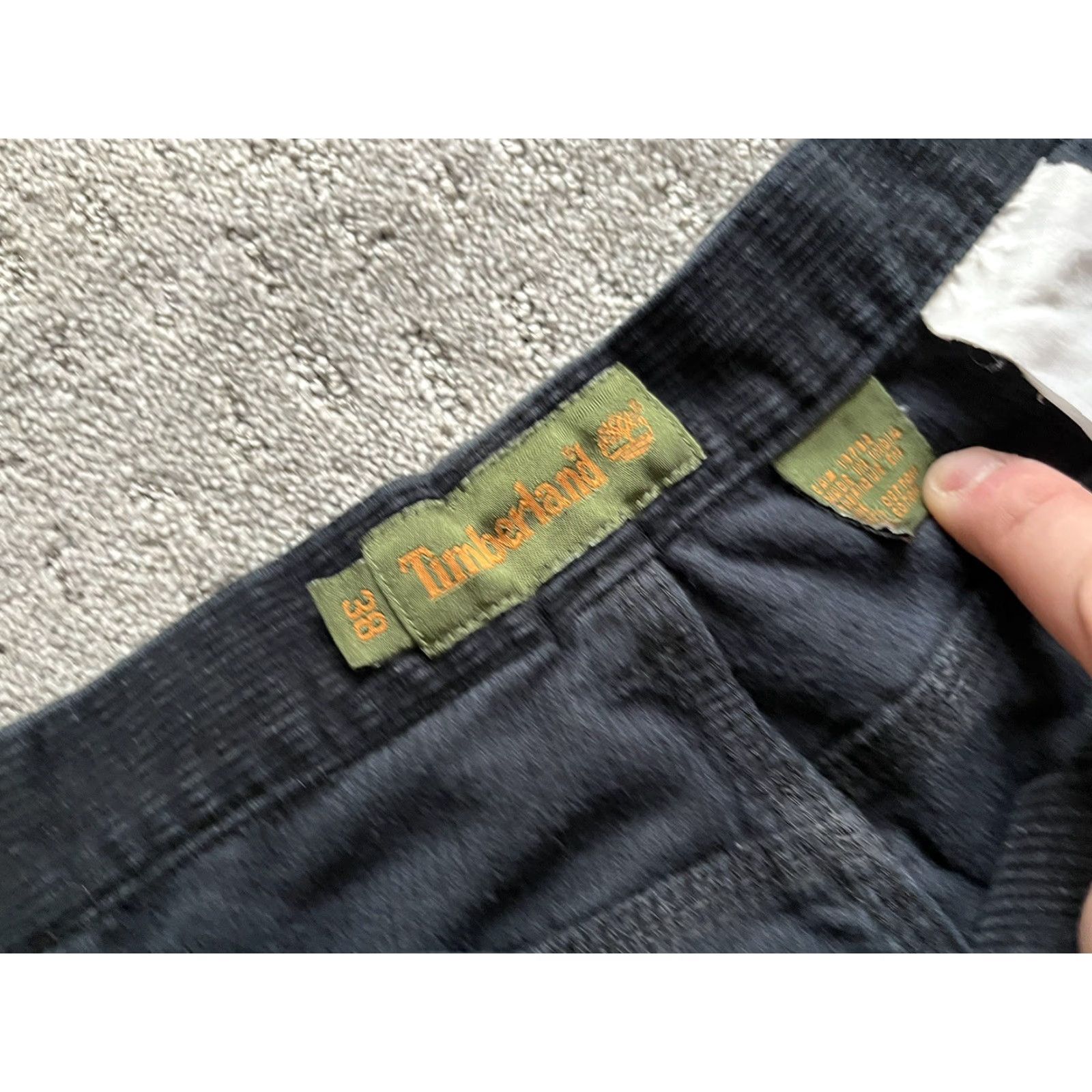 Timberland Vintage Timberland Corduroy Pants Men's W38 x L30 Black Straight Leg 100% Cotton Size US 38 / EU 54 - 6 Thumbnail