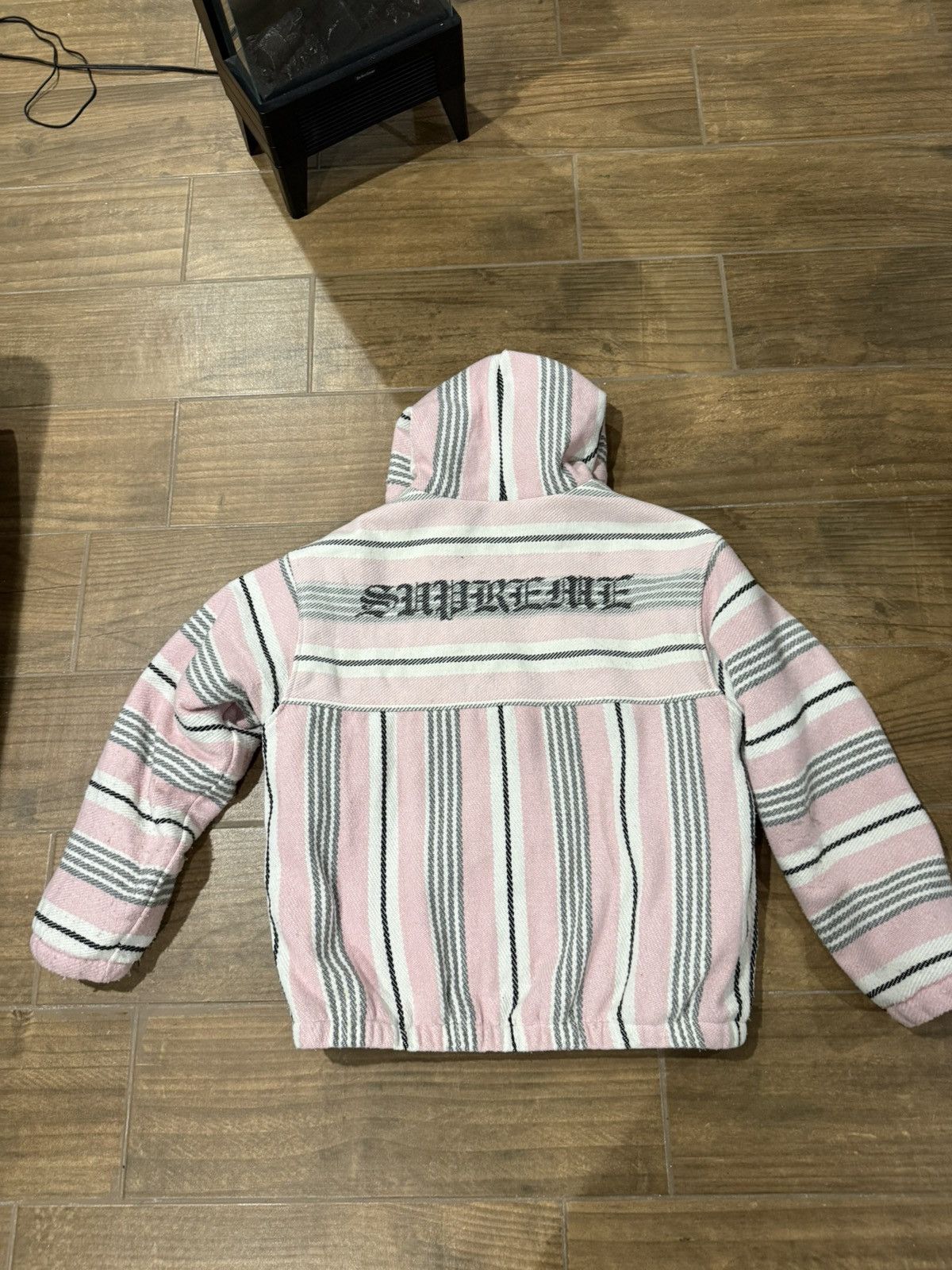 Supreme Supreme Woven stripe hooded jacket Size US L / EU 52-54 / 3 - 2 Thumbnail