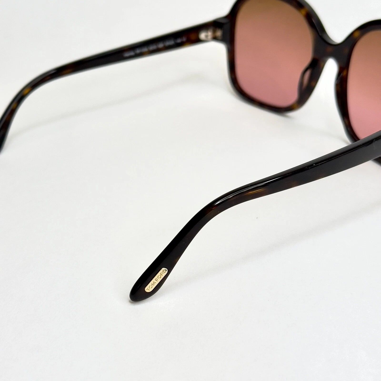 Tom Ford TOM FORD HANLEY TF1034 52F Brown Havana Pink Sunglasses 1034 Size ONE SIZE - 4 Thumbnail