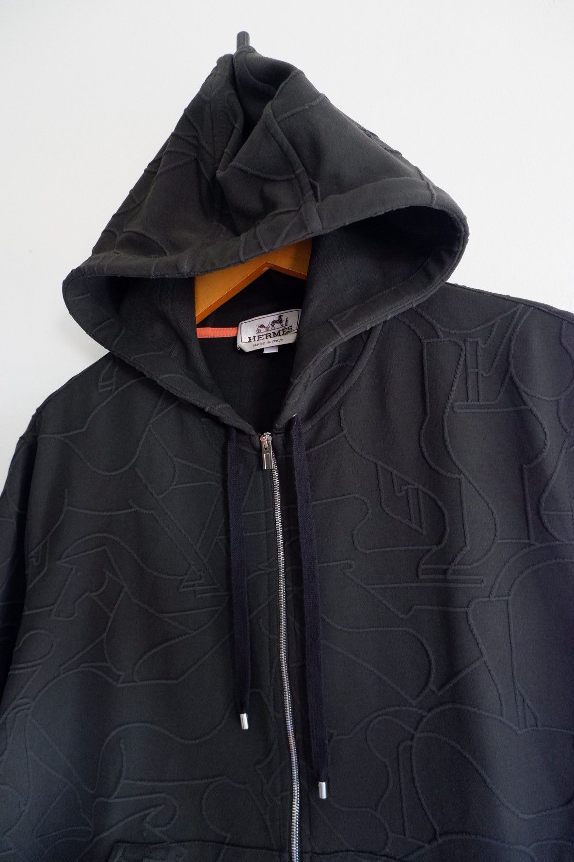 Hermes HERMES Horse Embossed Zip Hoodie Size US M / EU 48-50 / 2 - 4 Thumbnail