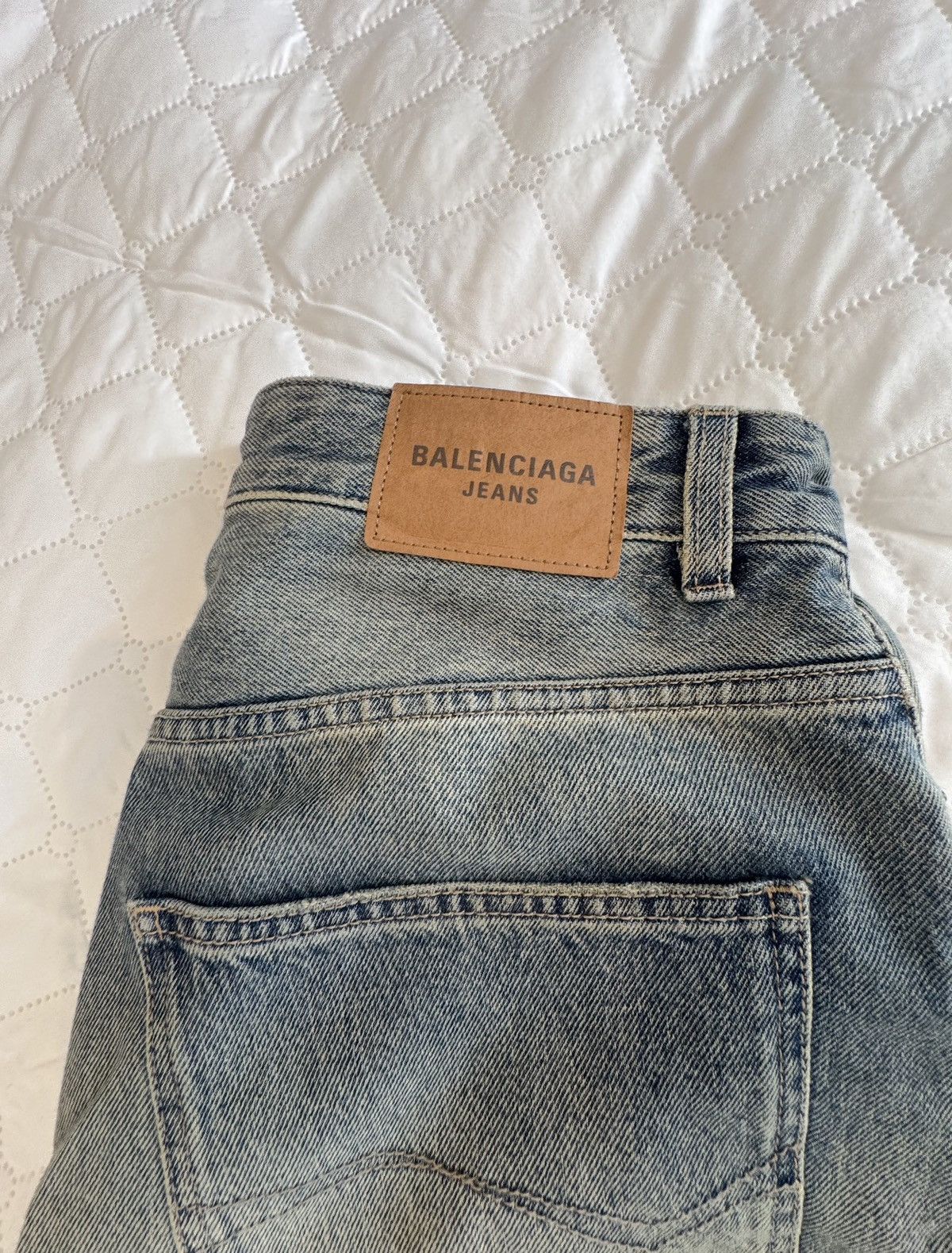Balenciaga Balenciaga Low-Crotch Wide Leg Jeans Size US 33 - 5 Thumbnail