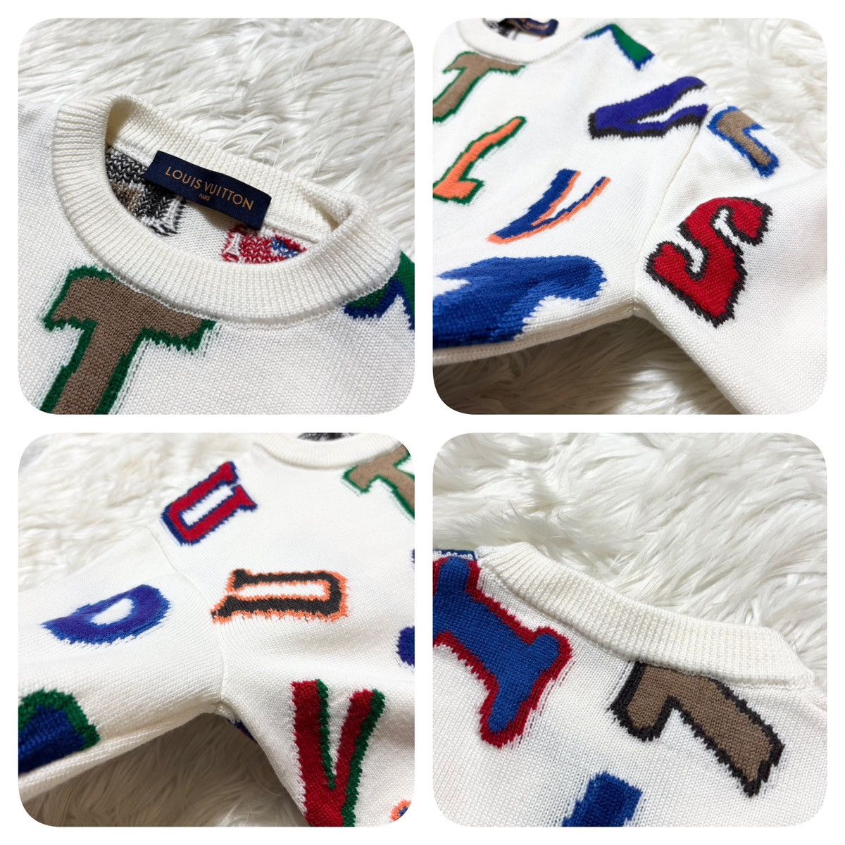 Louis Vuitton Louis Vuitton NBA collaboration multi-logo knit sweater Size US XS / EU 42 / 0 - 12 Thumbnail