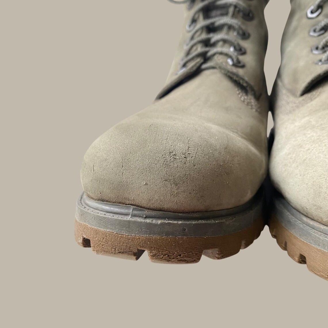 Timberland Vintage Timberland Boots Gray 6 Inch US 8.5 Nubuck Leather Size US 8.5 / EU 41-42 - 8 Thumbnail