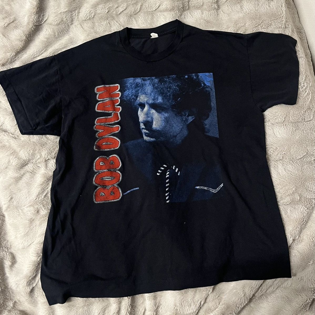 Vintage Bob Dylan 1995 European Tour t-shirt Size US L / EU 52-54 / 3 - 1 Thumbnail
