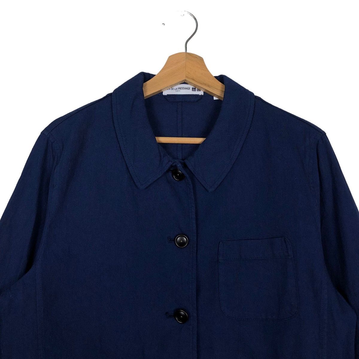 Japanese Brand 🔥Vintage Chore Jacket Ines De La Fressange Paris Japan Size US XL / EU 56 / 4 - 2 Thumbnail