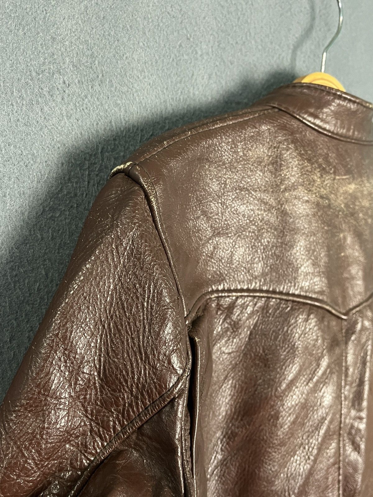 Bates Hats × Vintage Vintage 70s Bates USA Talon / SERVAL Zipper Biker Jacket Size US XS / EU 42 / 0 - 8 Thumbnail