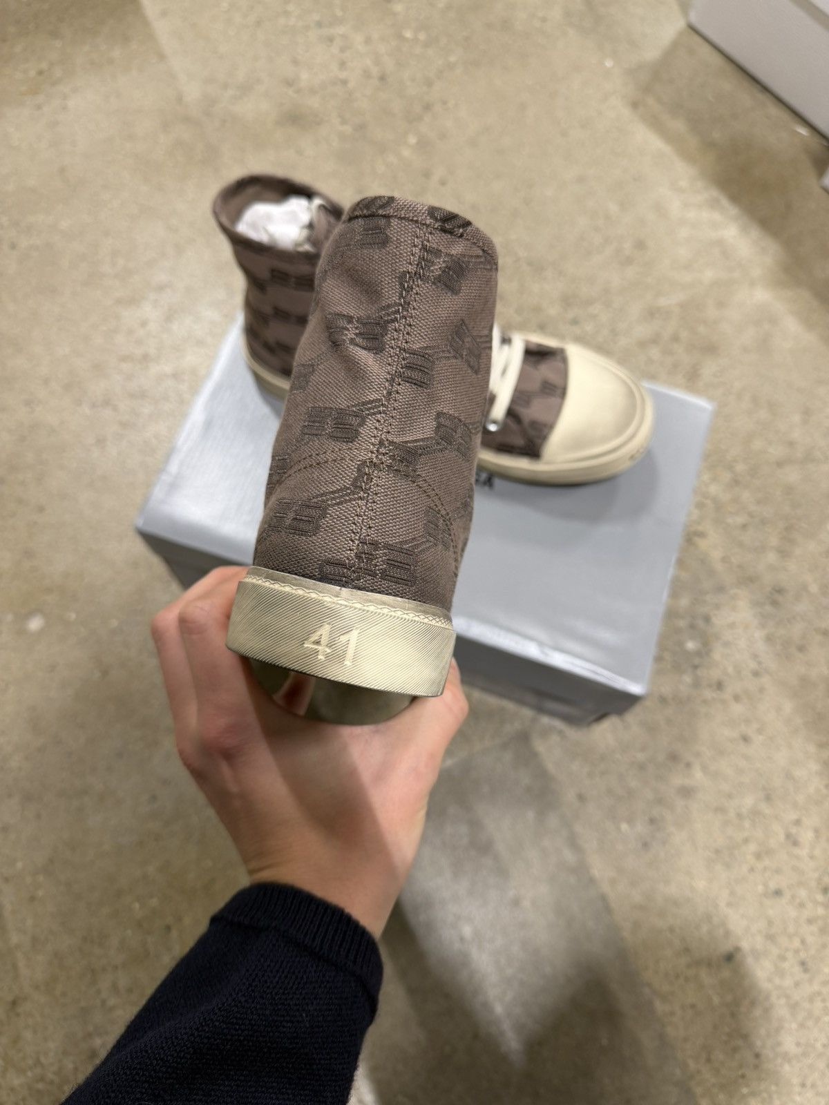 Balenciaga Balenciaga Paris Monogram Sneaker 850$ NEW Size US 8 / EU 41 - 4 Thumbnail
