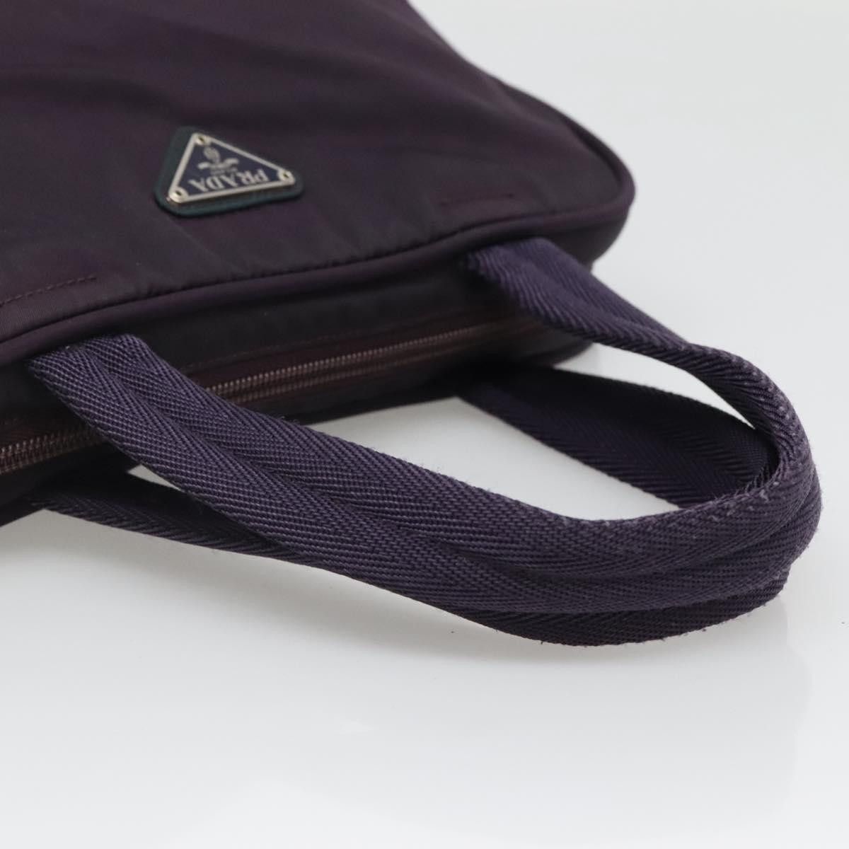 Prada PRADA Hand Bag Nylon Purple Silver Size ONE SIZE - 7 Thumbnail