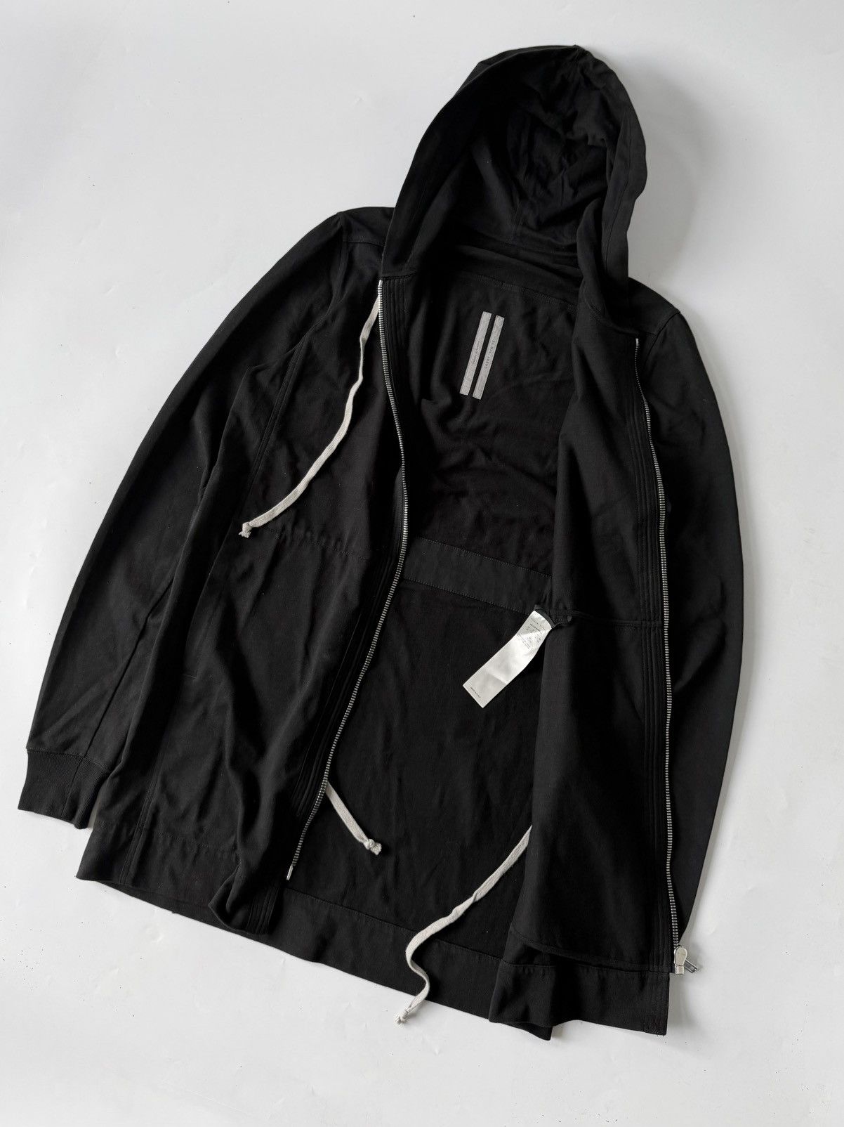 Rick Owens Rick Owens Black Mid-Length Wizard Hoodie Size US XS / EU 42 / 0 - 3 Thumbnail