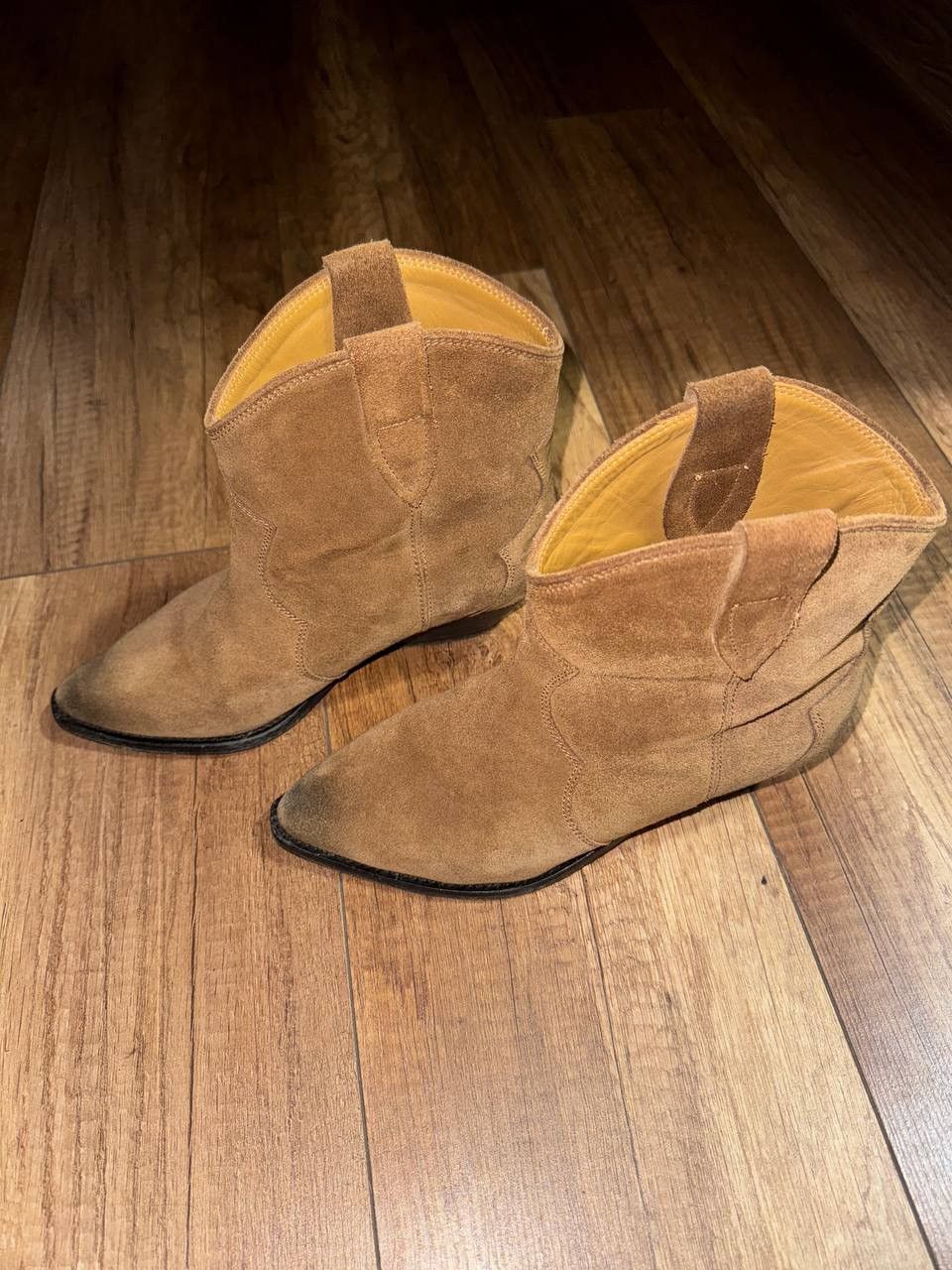 Isabel Marant Isabel Marant Dewina Suede Western Boots Camel 38 Size US 8 / IT 38 - 15 Thumbnail