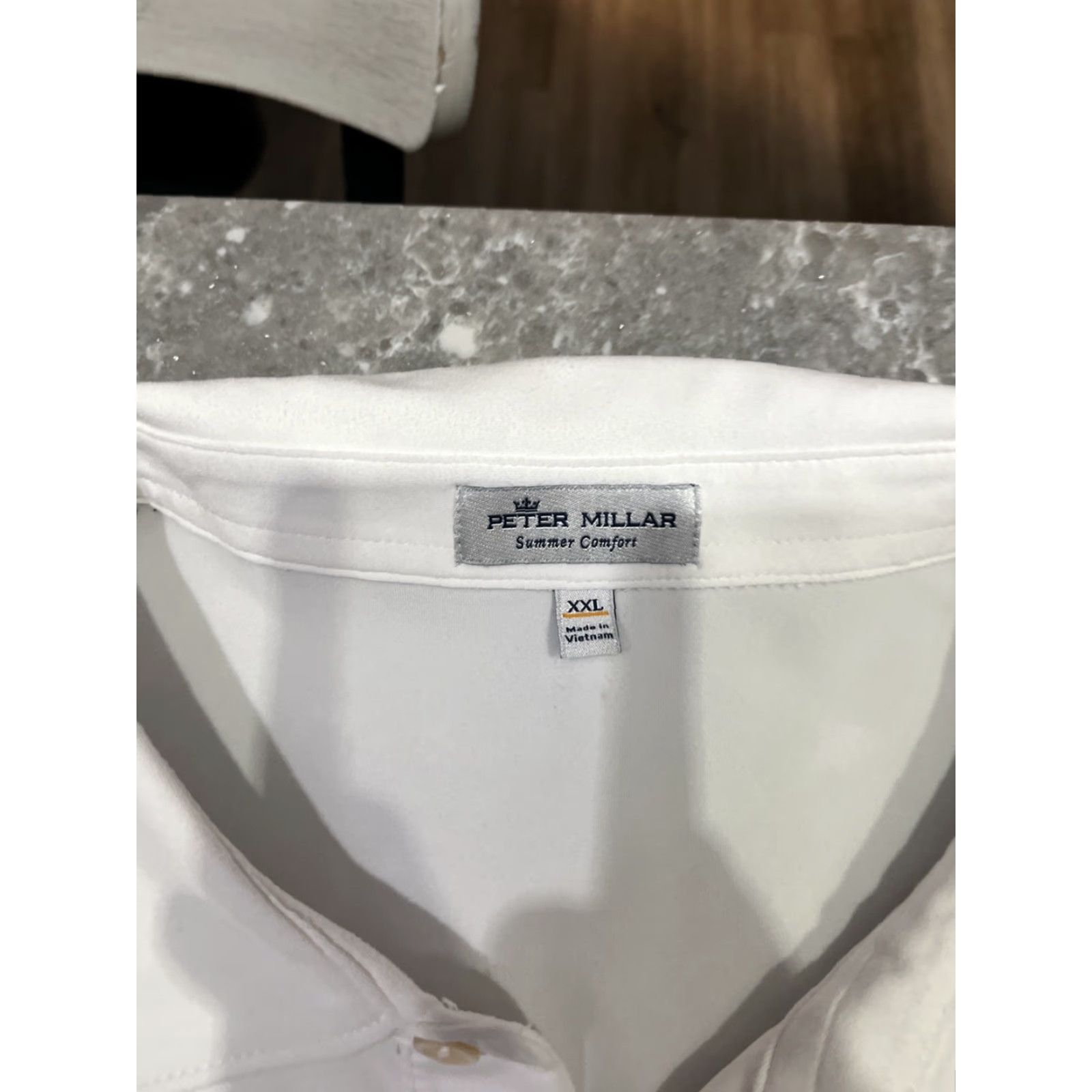 Peter Millar Peter Millar Bandon Dunes Summer Comfort Polo Men XXL White Shirt Adult 2XL White Logo Modern Golf Classic Colorful Preppy Summer Comfort Polo Mens Size US XXL / EU 58 / 5 - 3 Thumbnail