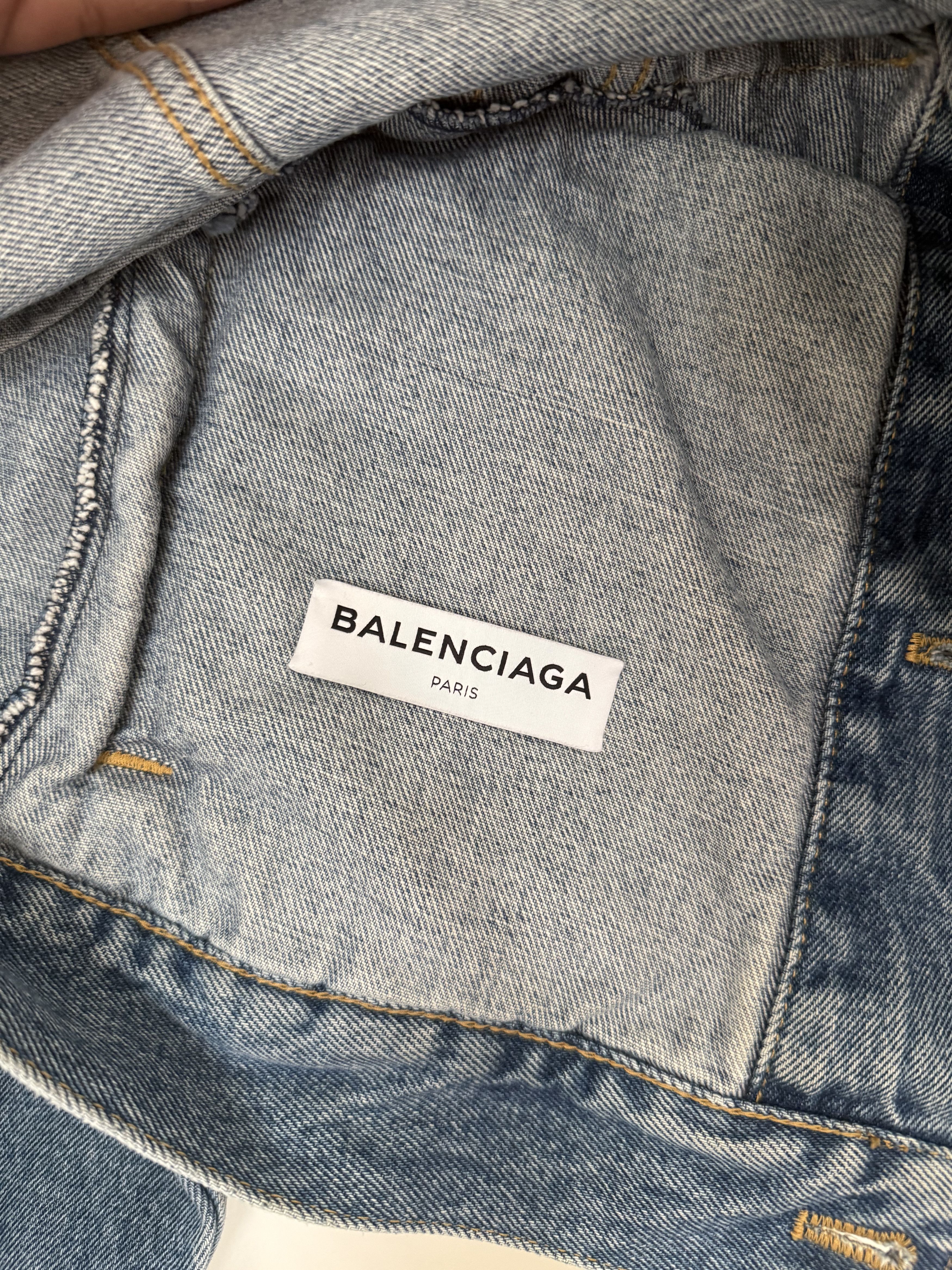 Balenciaga Swing Denim Jacket Size US M / EU 48-50 / 2 - 8 Thumbnail