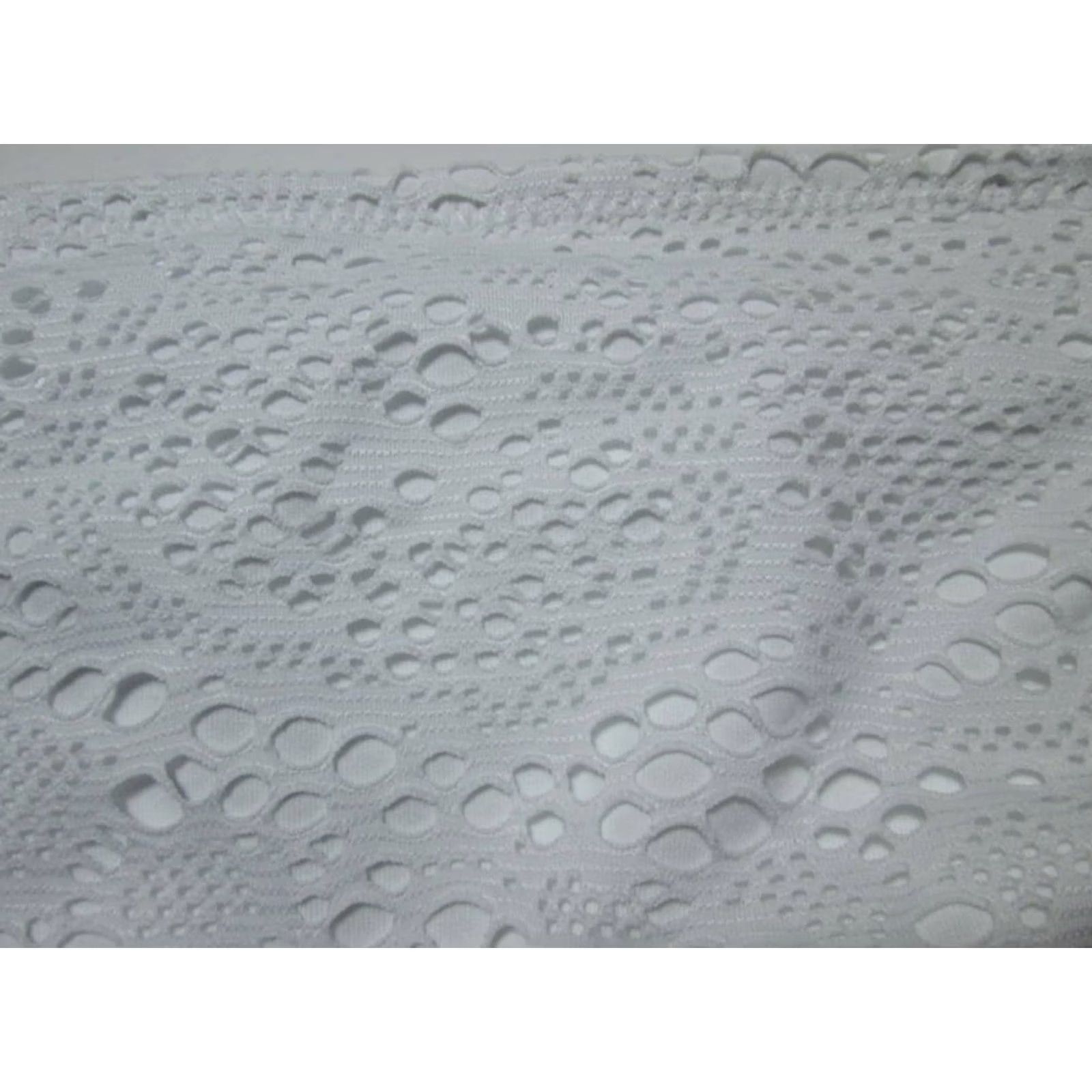 Mossimo Mossimo Womens Bikini Bottom L White Eyelet Hipster Solid BeachSea Life Swimwear Size 36" / US 14 / IT 50 - 4 Thumbnail