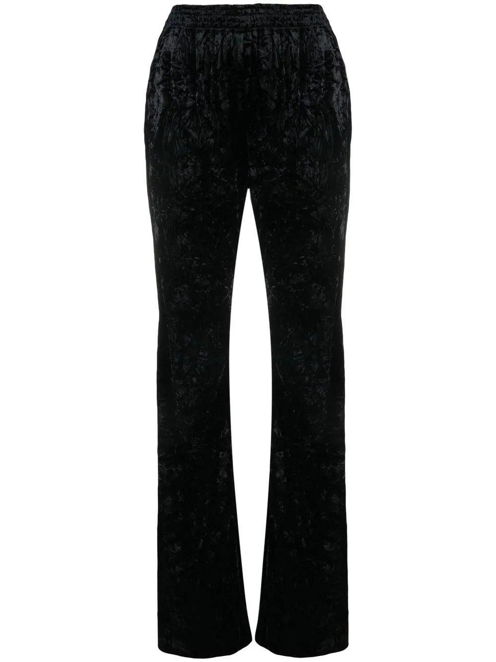Saint Laurent Paris o1y0126 Velvet Sweatpant in Black Size 28" / US 6 / IT 42 - 1 Thumbnail