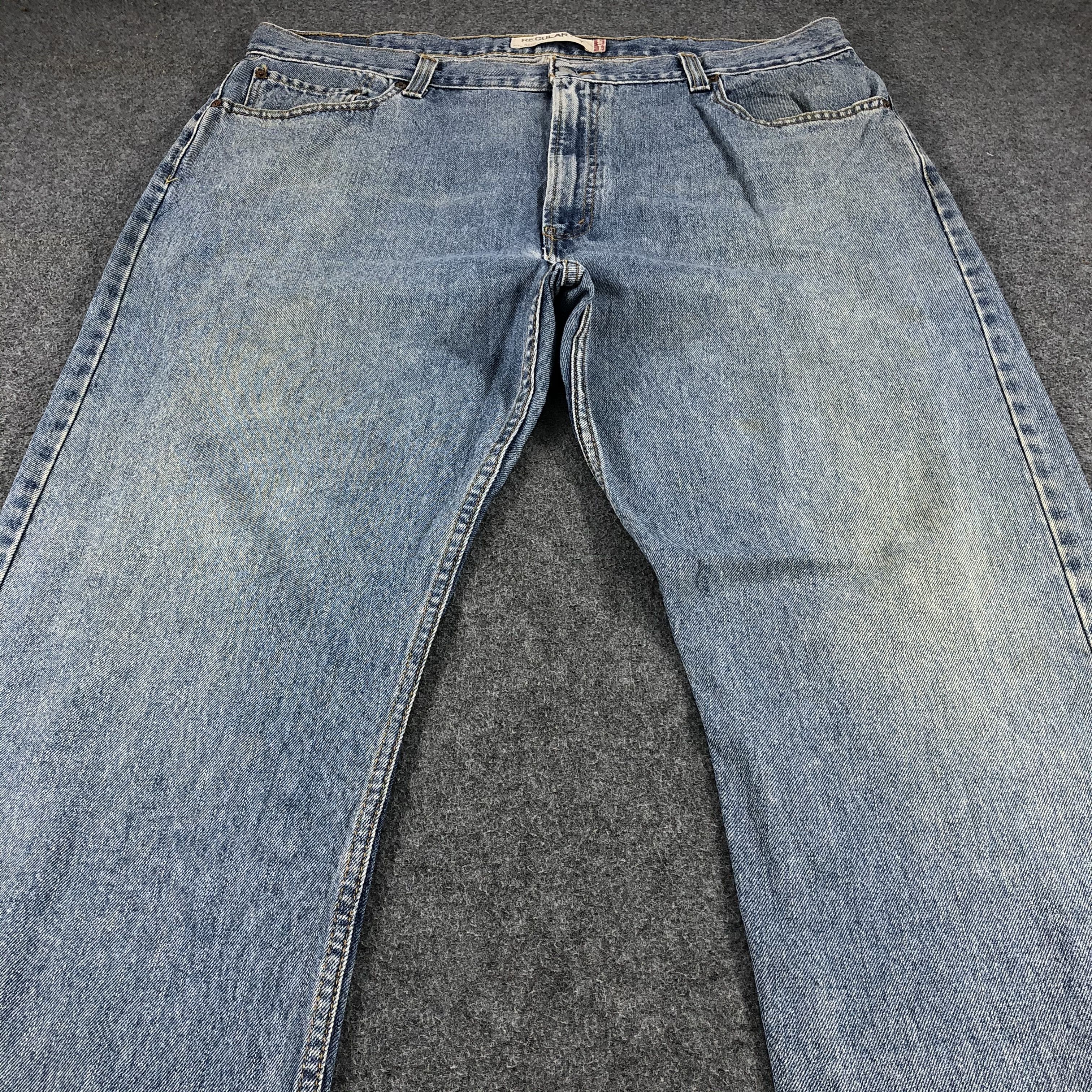 Levi's × Vintage Vintage Light Wash Levis 505 Jeans-JM1017 Size US 43 - 3 Thumbnail